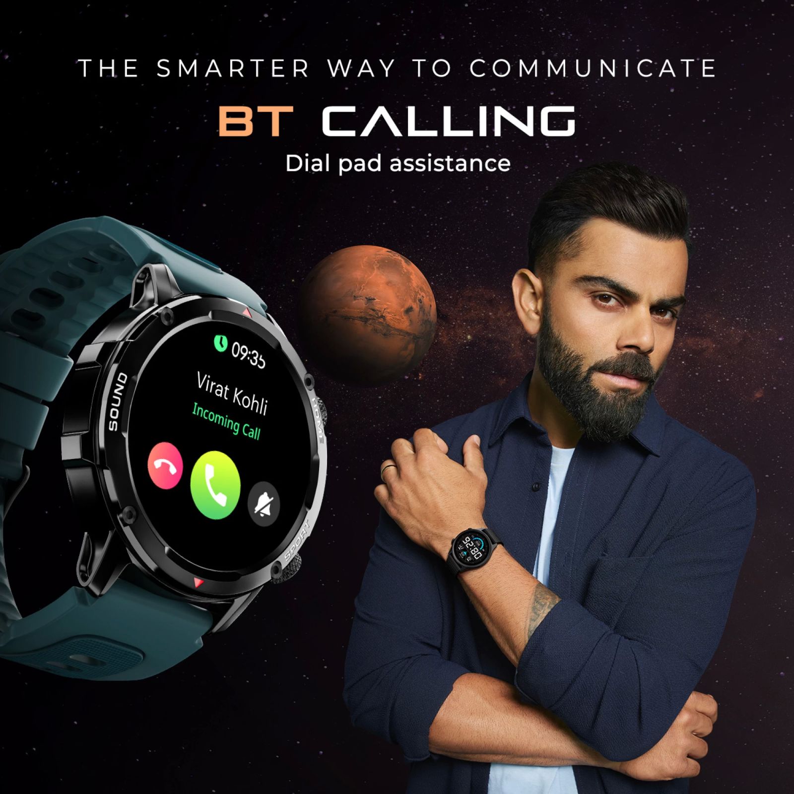 noise NoiseFit Venture Smartwatch with Bluetooth Calling (35.3mm TFT Display, IP67 Water Resistant, Teal Blue Strap)_11