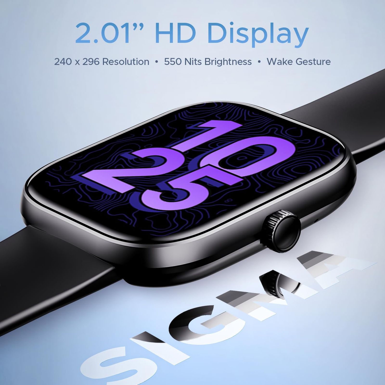 boAt Wave Sigma Smartwatch with Bluetooth Calling (51mm HD Display, IP67 Water Resistant, Active Black Strap)_6