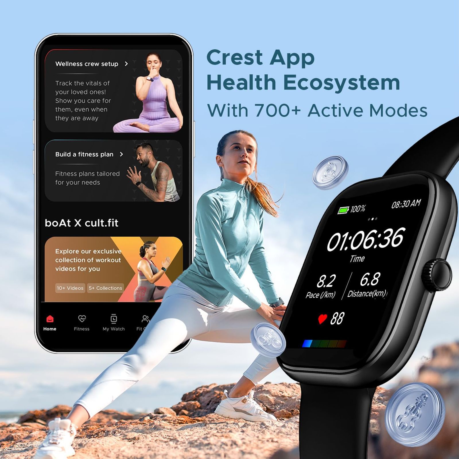 boAt Wave Sigma Smartwatch with Bluetooth Calling (51mm HD Display, IP67 Water Resistant, Active Black Strap)_5