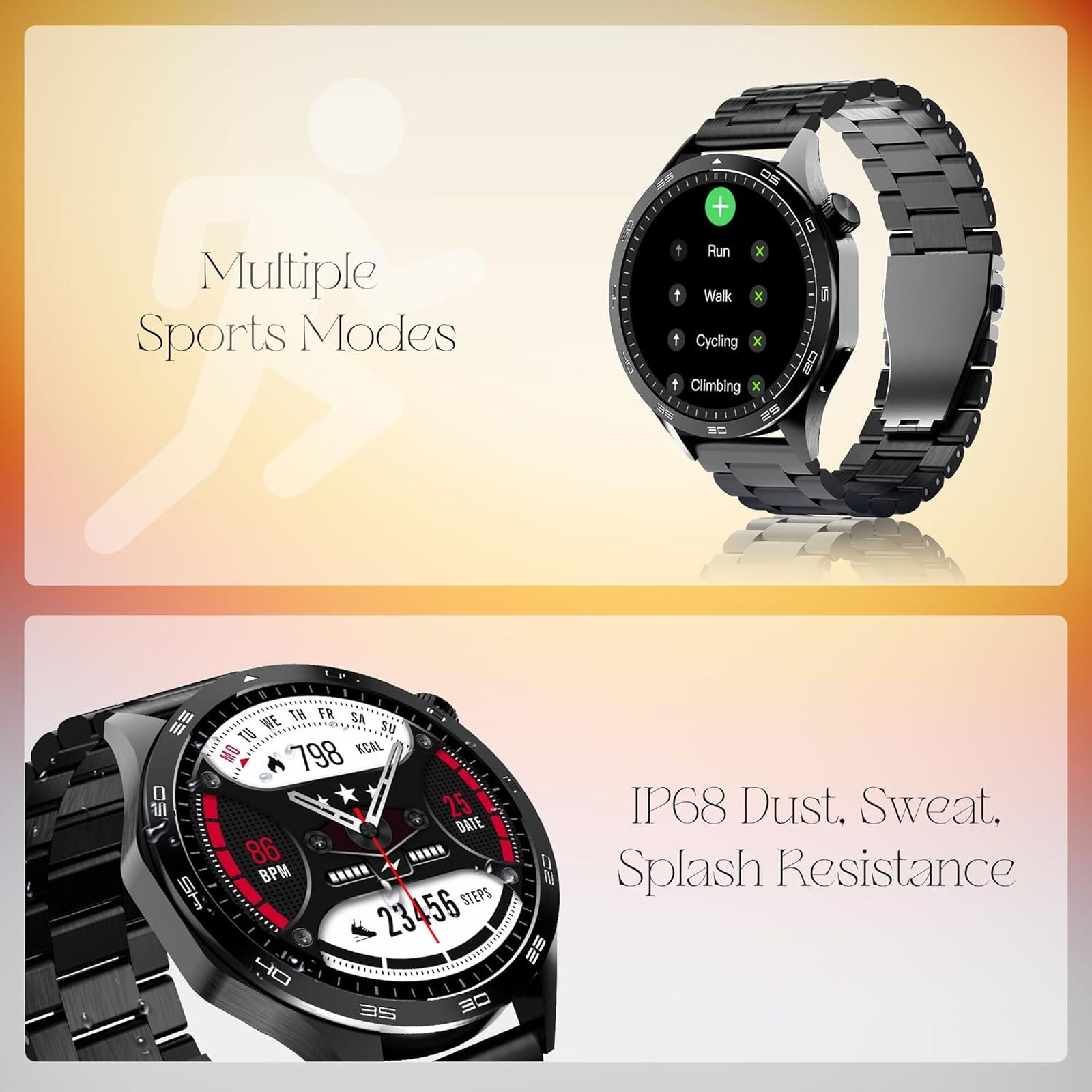 boAt Enigma Radiant Smartwatch with Bluetooth Calling (36.3mm AMOLED Display, IP68 Water Resistant, Metal Black Strap)_4