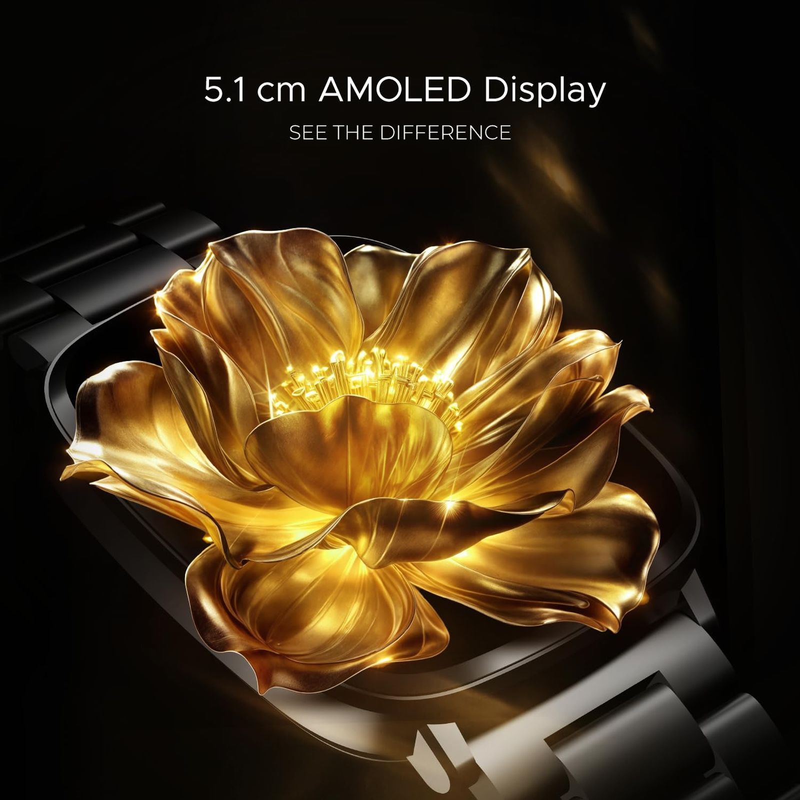 boAt Ultima Regal Smartwatch with Bluetooth Calling (51mm AMOLED Display, IP68 Water Resistant, Steel Black Strap) boAt Ultima Regal Smartwatch with Bluetooth Calling (51mm AMOLED Display, IP68 Water Resistant, Steel Black Strap)_3