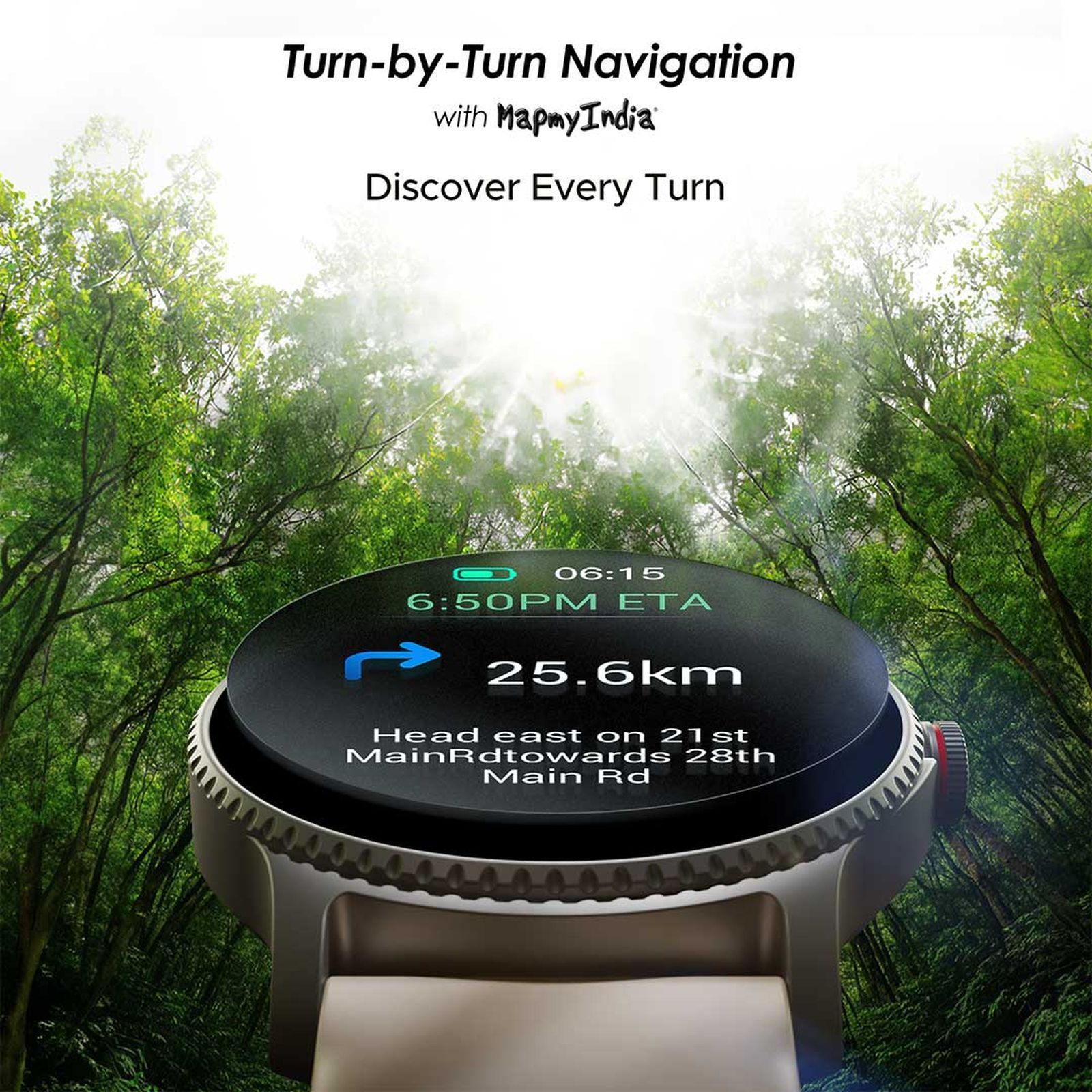 boAt Lunar Discovery Smartwatch with Bluetooth Calling (35mm HD Display, IP67 Water Resistant, Cherry Blossom Strap)_3