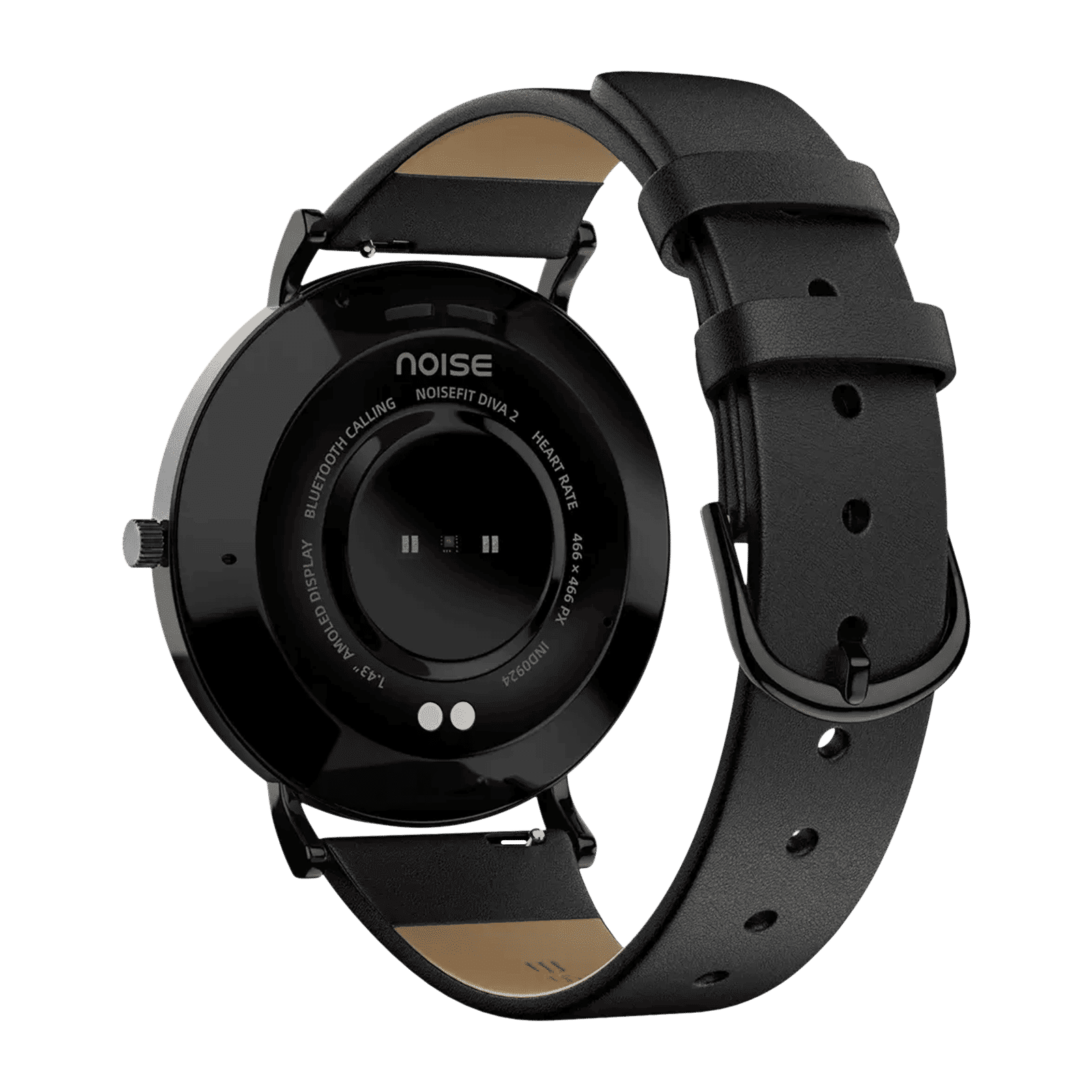 noise NoiseFit Diva 2 Smartwatch with Bluetooth Calling (36mm AMOLED Display, IP68 Water Resistant, Classic Black Strap)_4