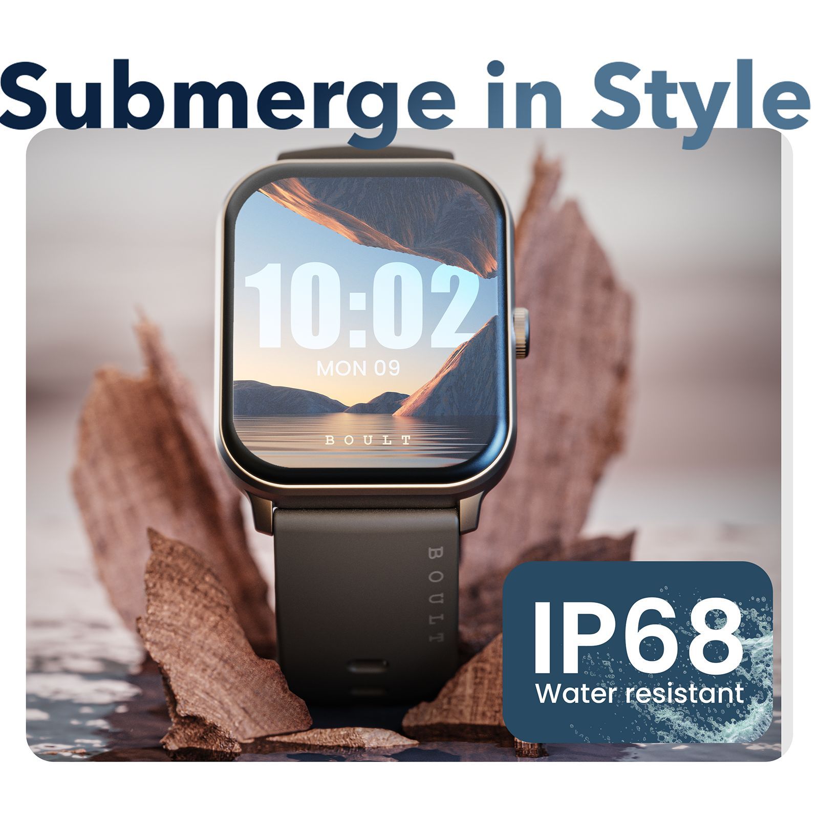 GOBOULT Dive Plus Smartwatch with Bluetooth Calling (46.9mm HD Display, IP68 Water Resistant, Black Coffee Strap) GOBOULT Dive Plus Smartwatch with Bluetooth Calling (46.9mm HD Display, IP68 Water Resistant, Black Coffee Strap)_10