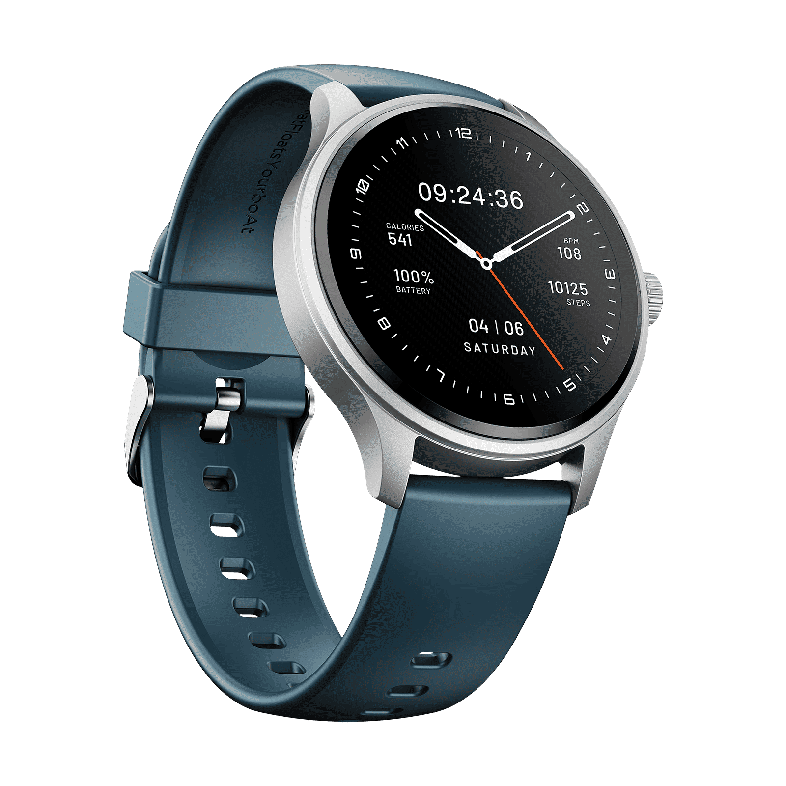 boAt Lunar Orbit 2 Smartwatch with Bluetooth Calling (35.3mm AMOLED Display, IP68 Water Resistance, Ocean Blue Strap)_3