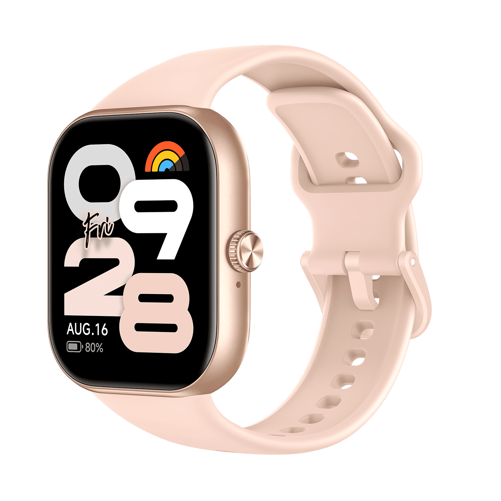 Redmi Move Bluetooth Android 6.0 Smartwatch (47mm AMOLED Display, 140+ Sports Modes, Quick Release TPU Gold Rush Strap)_1