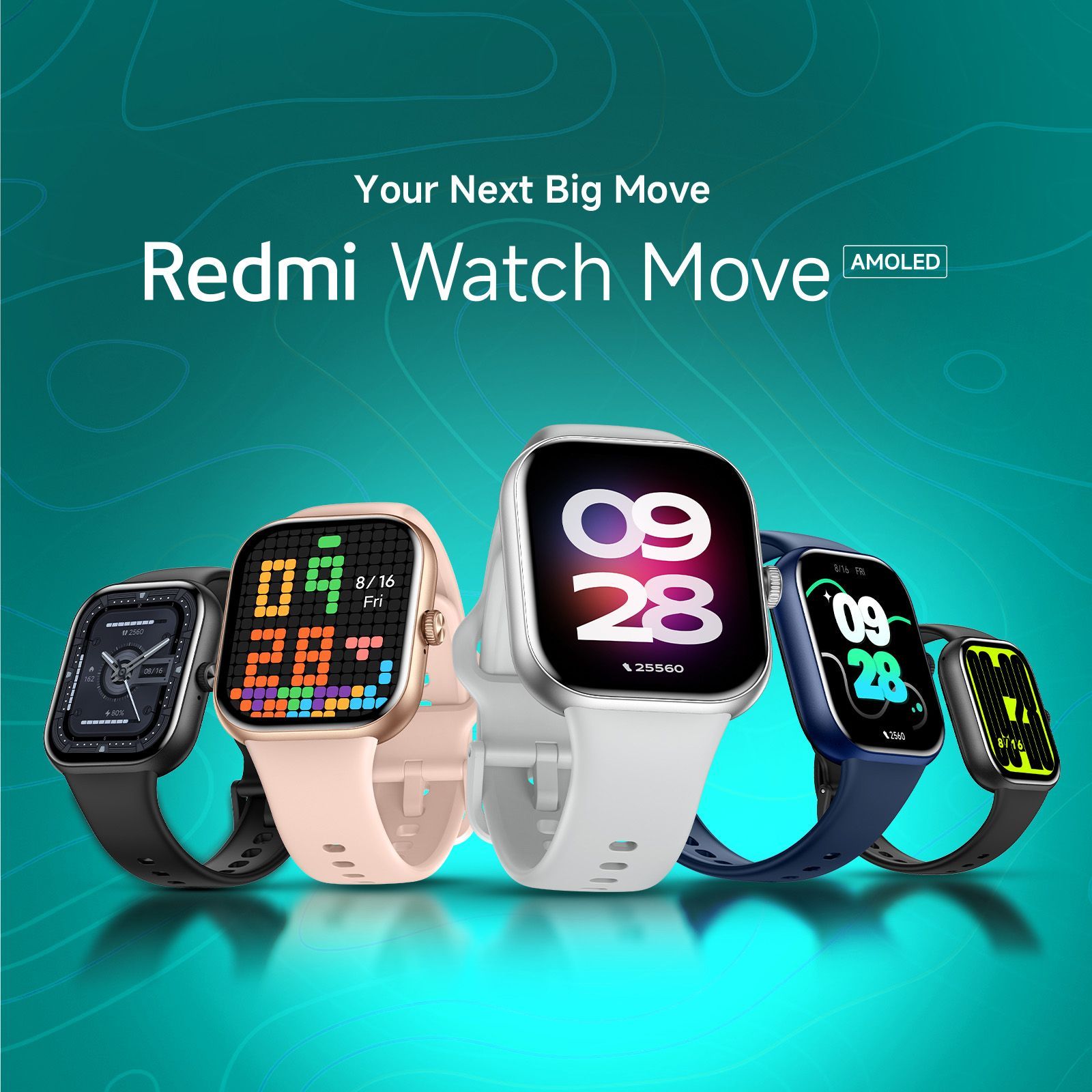 Redmi Move Bluetooth Android 6.0 Smartwatch (47mm AMOLED Display, 140+ Sports Modes, Quick Release TPU Silver Sprint Strap)_14