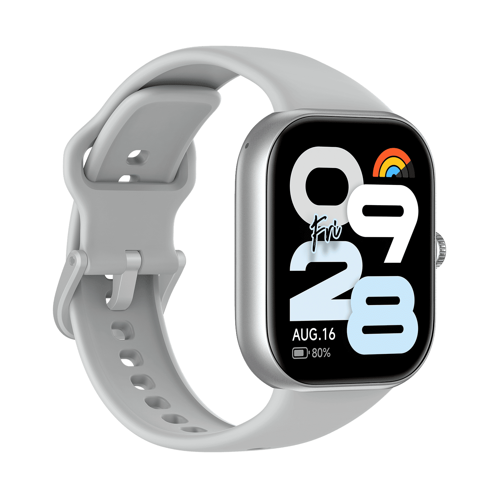 Redmi Move Bluetooth Android 6.0 Smartwatch (47mm AMOLED Display, 140+ Sports Modes, Quick Release TPU Silver Sprint Strap)_3