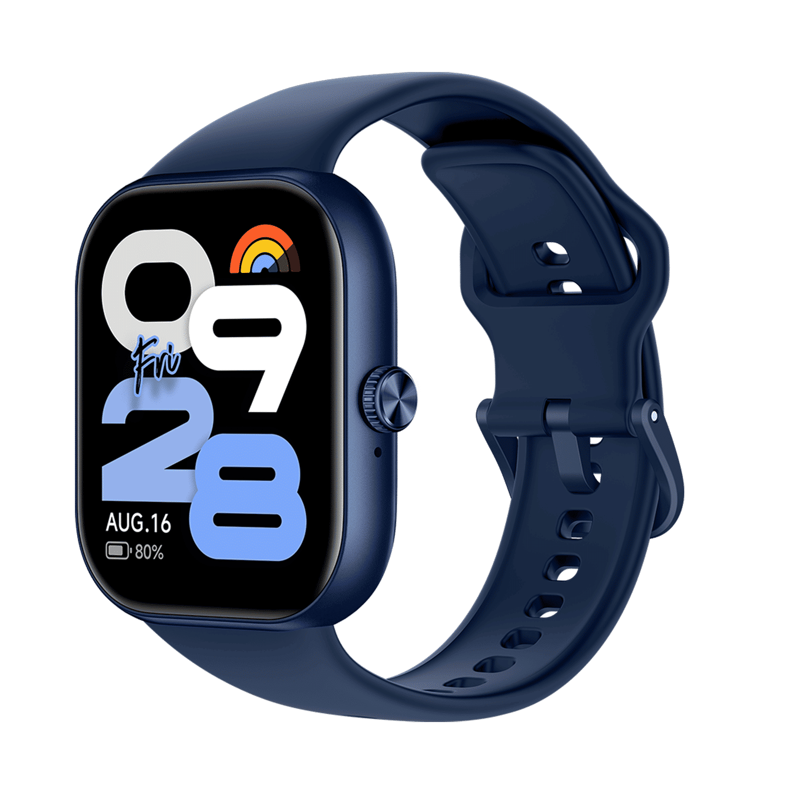 Redmi Move Bluetooth Android 6.0 Smartwatch (47mm AMOLED Display, 140+ Sports Modes, Quick Release TPU Blue Blaze Strap)_1