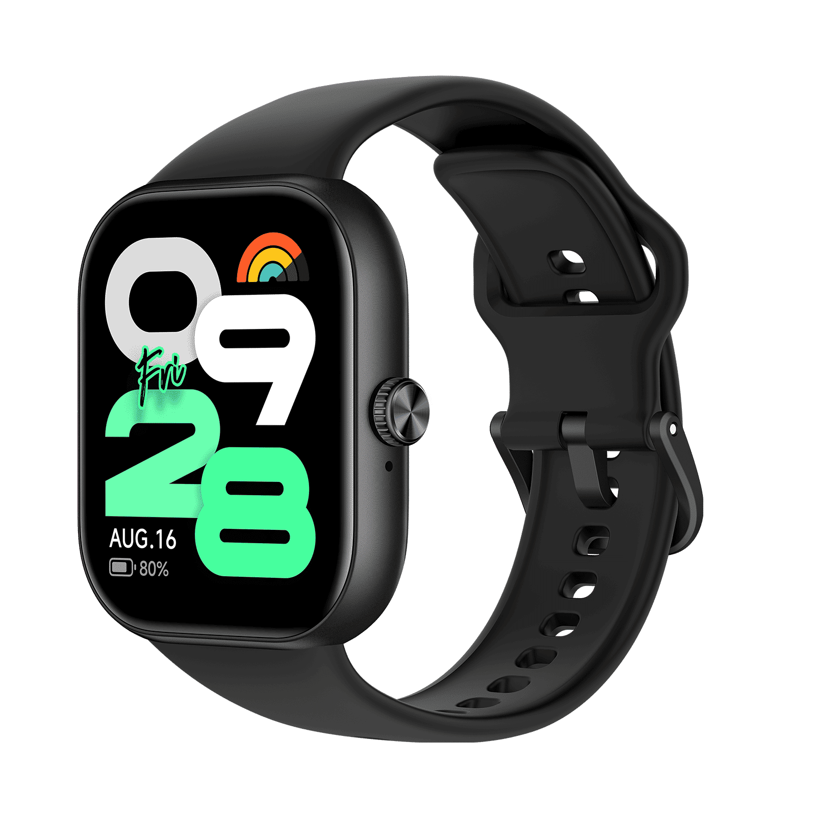 Redmi Move Bluetooth Android 6.0 Smartwatch (47mm AMOLED Display, 140+ Sports Modes, Quick Release TPU Black Drift Strap)_1