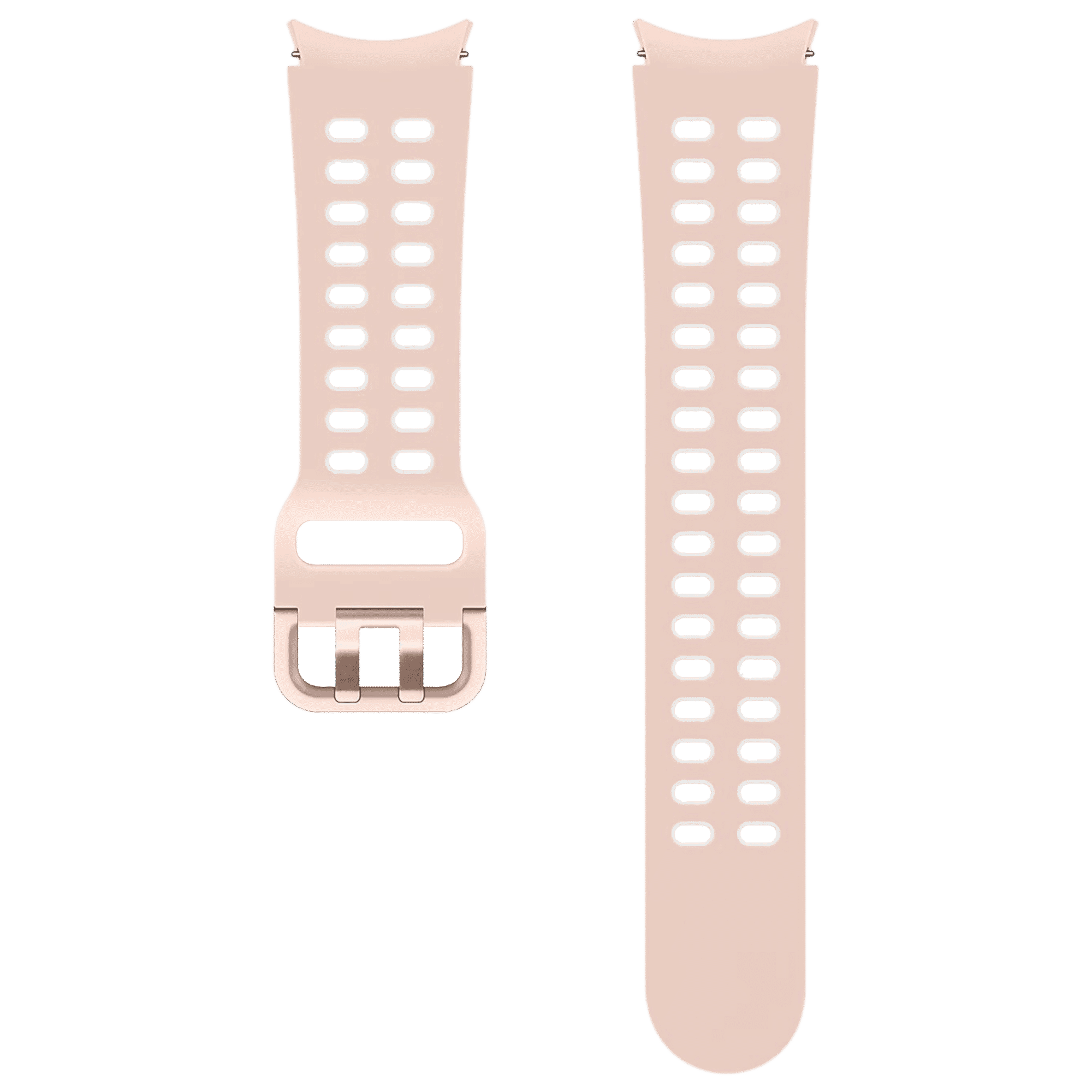 SAMSUNG Extreme Silicon Sport Band for SAMSUNG Galaxy Watch4 & Watch4 Classic (20mm, M / L) (Breathable Fabric, Pink)_1