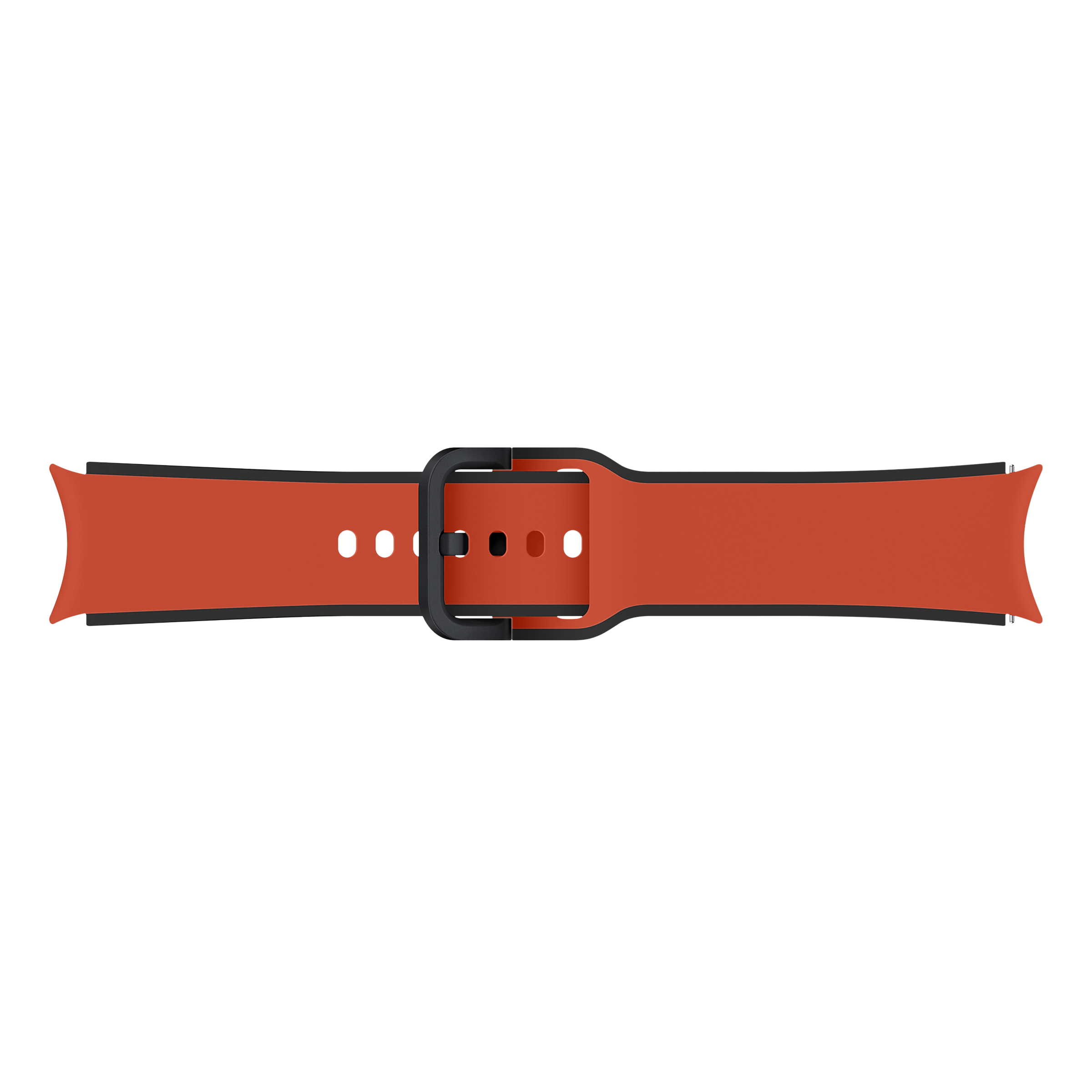 SAMSUNG Fluoroelastomer Strap for SAMSUNG Galaxy Watch4, Watch4 Classic, Watch5 & Watch5 Pro (Two-Tone Design, Red)_4