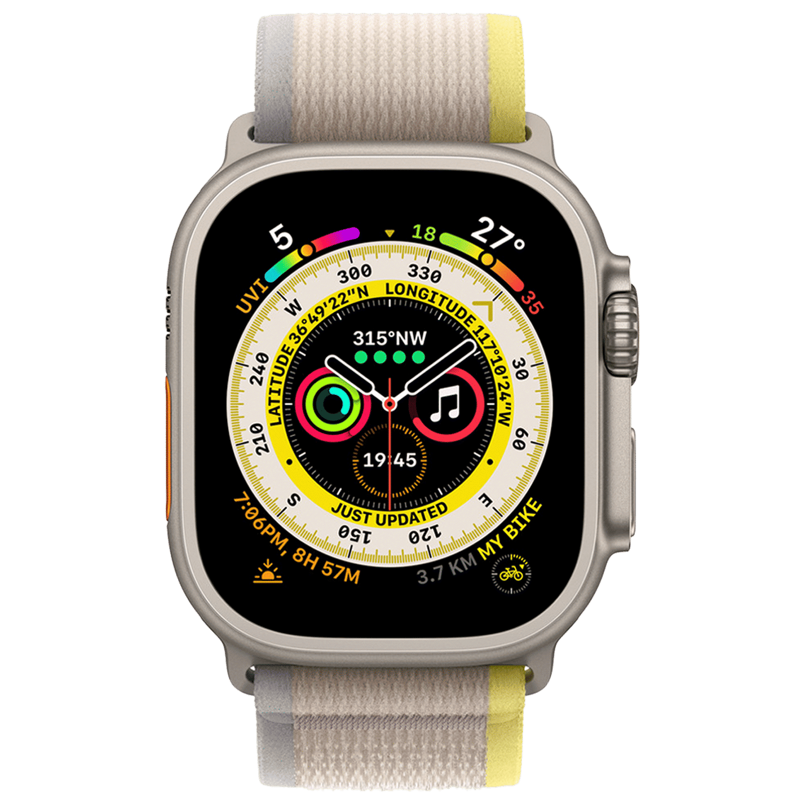 GRIPP Brut Strap (GR-BRT49-BGYL, Beige and Yellow)_3