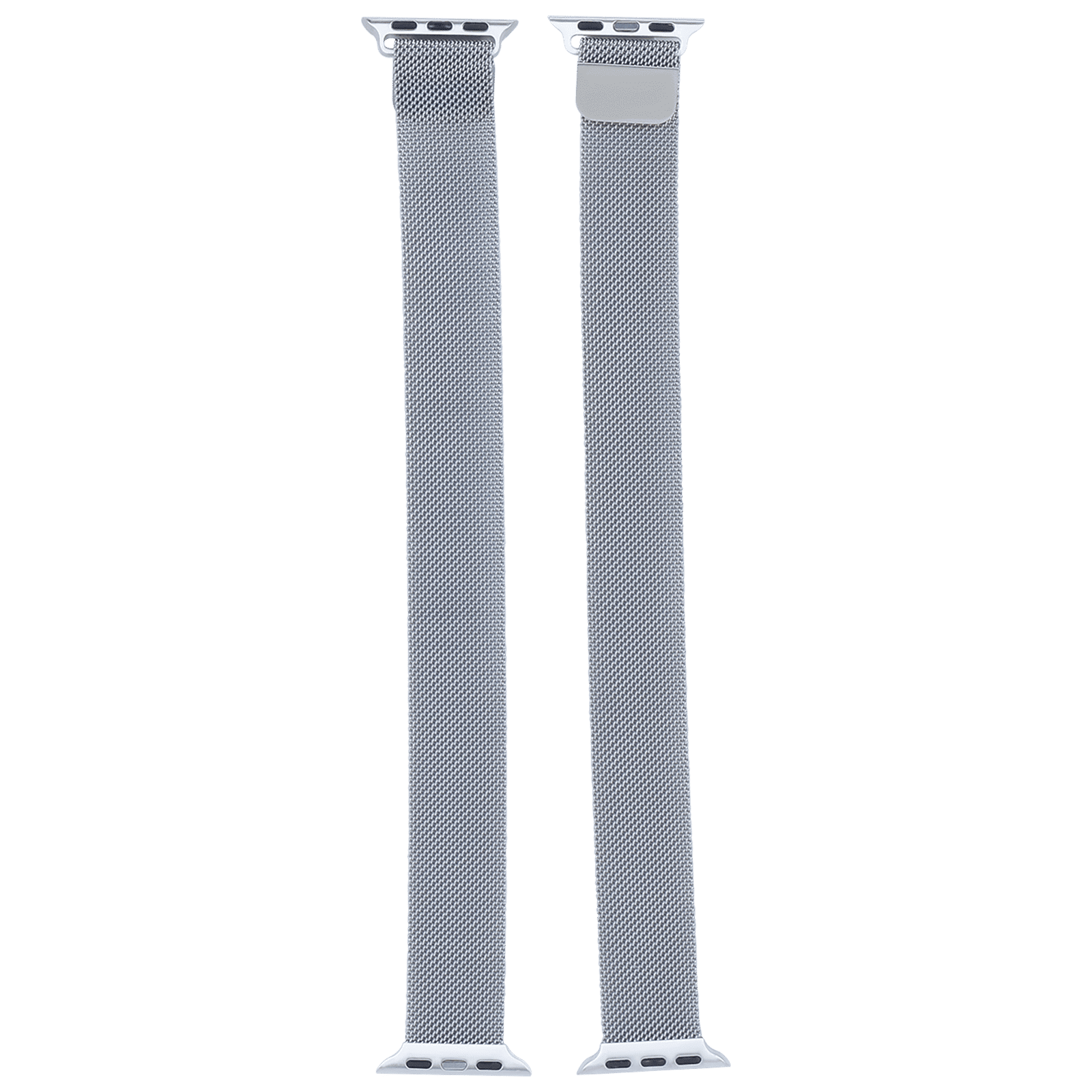 Croma Fine Metallic Strap for Apple iWatch (38mm / 40mm / 41mm) (Apple Compatible, Grey)_2