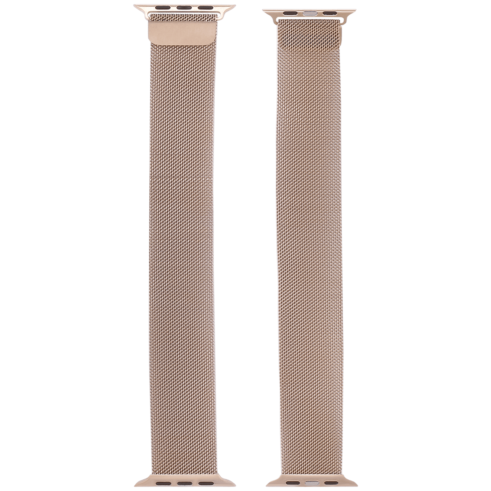 Croma Fine Metallic Strap for Apple iWatch (42mm / 44mm / 45mm) (Apple Compatible, Golden)_4