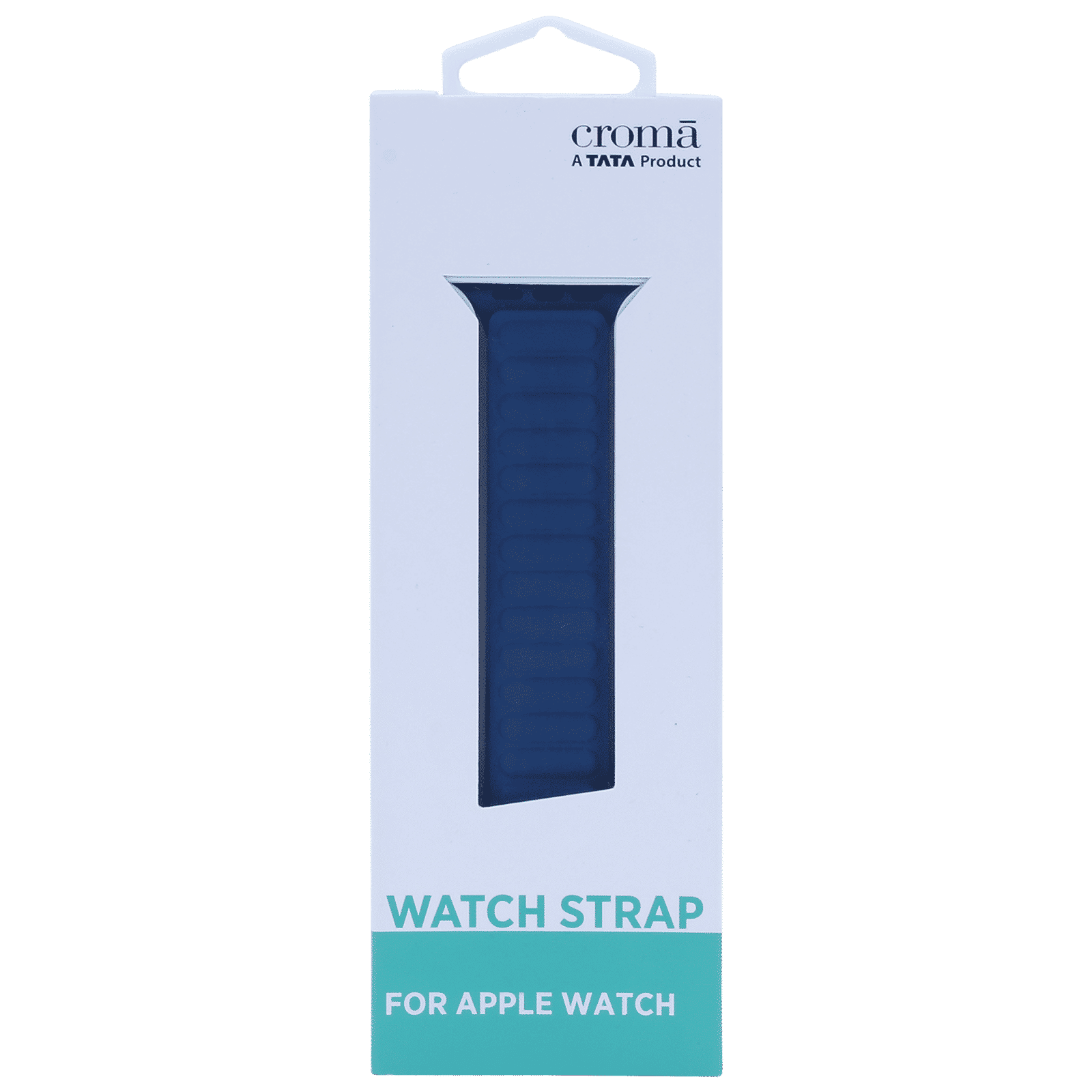 Croma Magnetic Strap for Apple iWatch (42mm / 44mm / 45mm) (Apple Compatible, Blue and Tan)_5