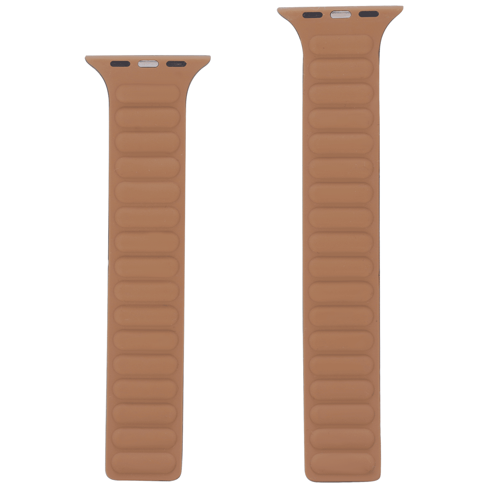 Croma Magnetic Strap for Apple iWatch (38mm / 40mm / 41mm) (Apple Compatible, Black and Tan)_2