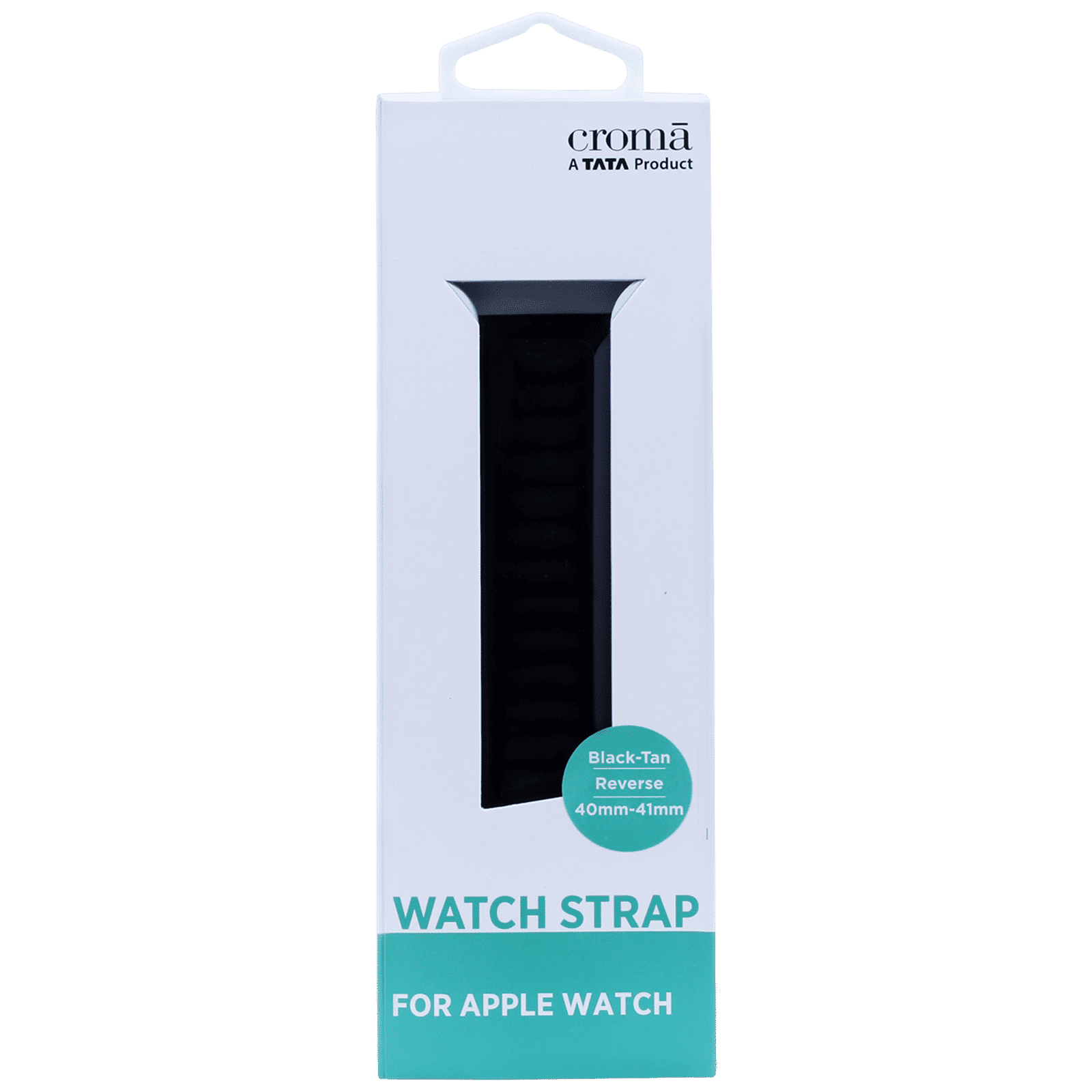 Croma Magnetic Strap for Apple iWatch (38mm / 40mm / 41mm) (Apple Compatible, Black and Tan)_5