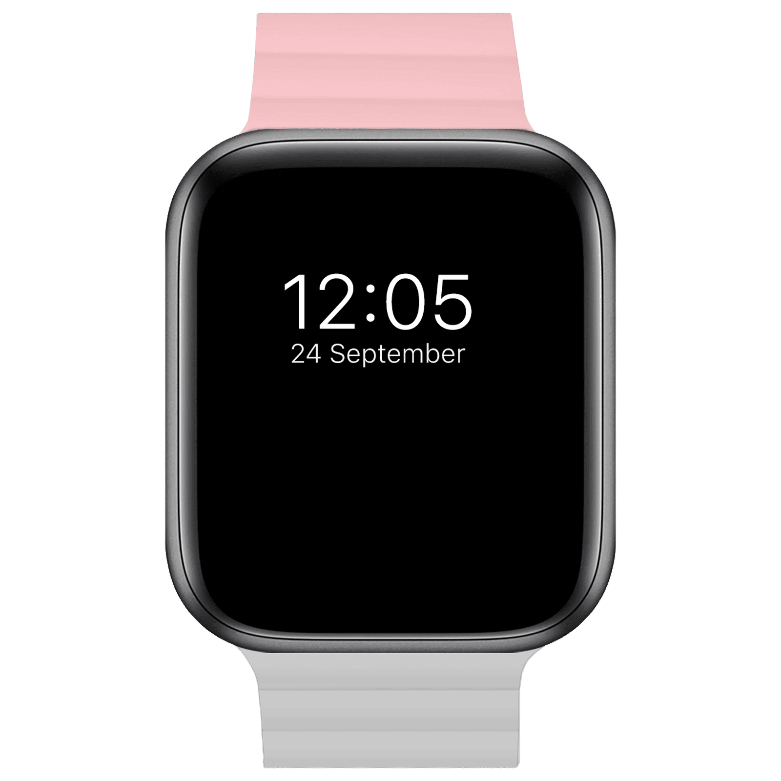 GRIPP Reverser Silicone Strap for Apple iWatch Series 7, Series 6, Series 5, Series 4, Series 3 (40mm / 41mm) (Soft and Comfortable, Pink and White) GRIPP Reverser Silicone Strap for Apple iWatch Series 7, Series 6, Series 5, Series 4, Series 3 (40mm / 41mm) (Soft and Comfortable, Pink and White)_2