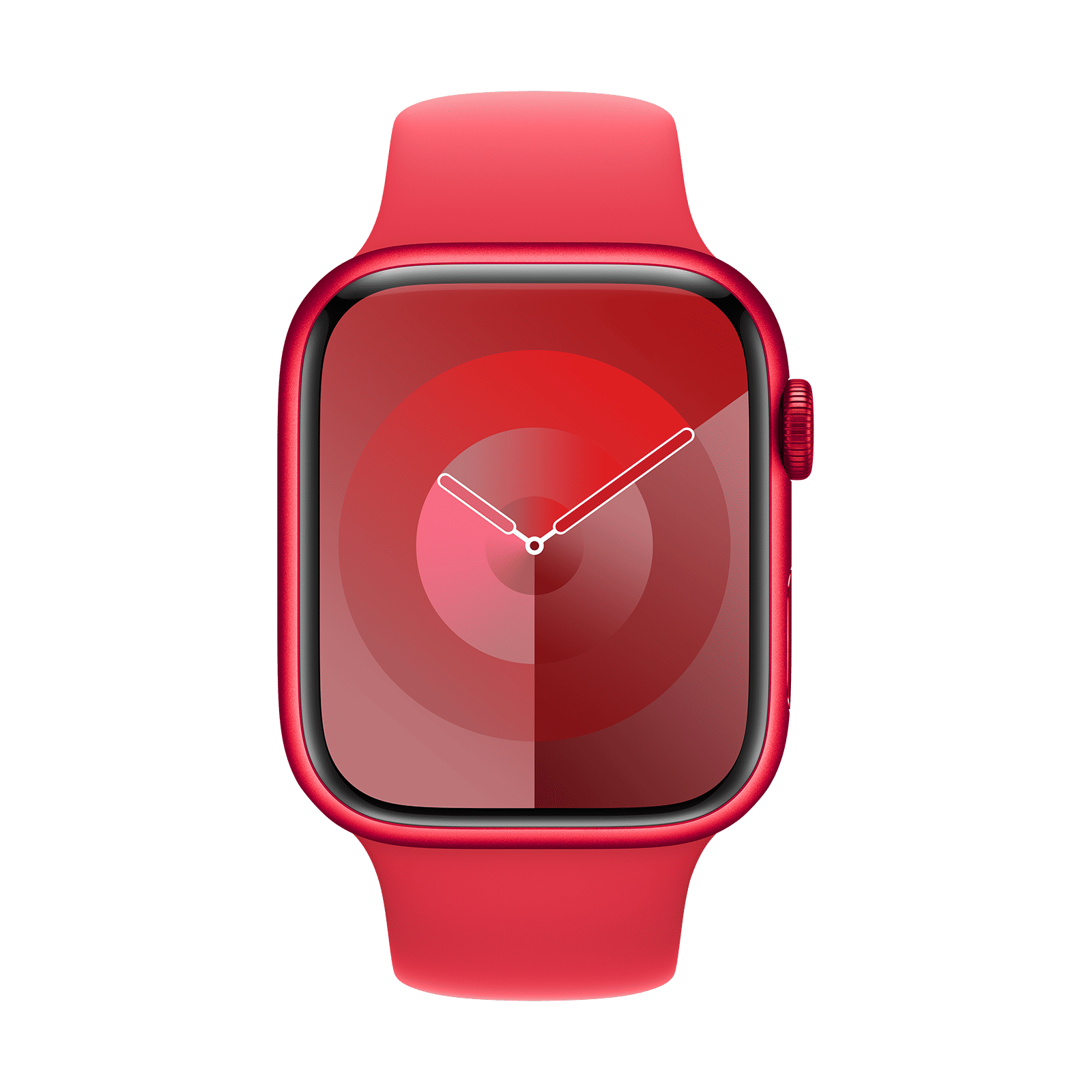 Apple Fluoroelastomer Sport Band for Apple Watch (42mm / 44mm / 45mm / 49mm, M/L) (Durable & Strong, Red)_3