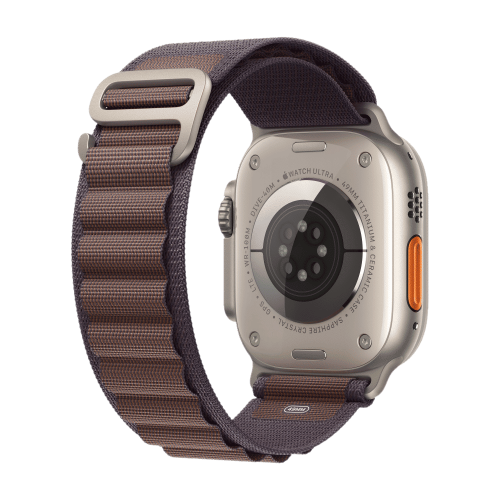 Apple Alpine Polyester & Spandex Loop for Apple iWatch (44mm / 45mm / 49mm, L) (Corrosion Resistant, Indigo)_4