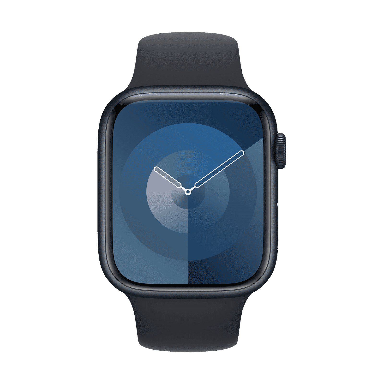 Apple Fluoroelastomer Sport Band for Apple Watch (42mm / 44mm / 45mm / 49mm, S/M) (Durable & Strong, Midnight)_3