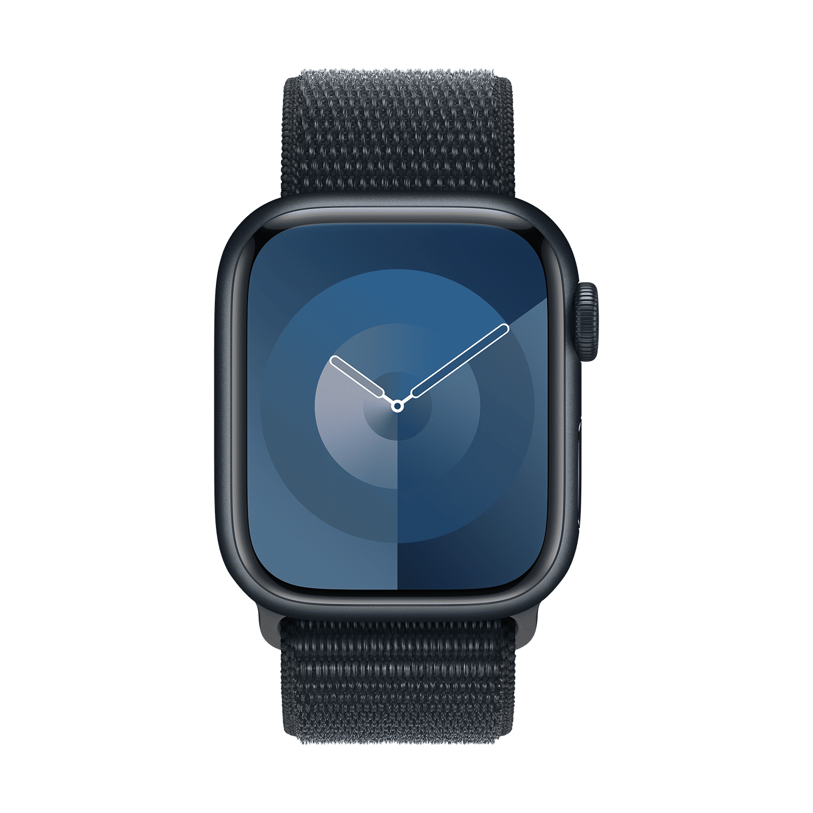 Apple Nylon, Polyester & Spandex Sport Loop for Apple Watch (42mm / 44mm / 45mm / 49mm) (Breathable & Lightweight, Midnight)_3