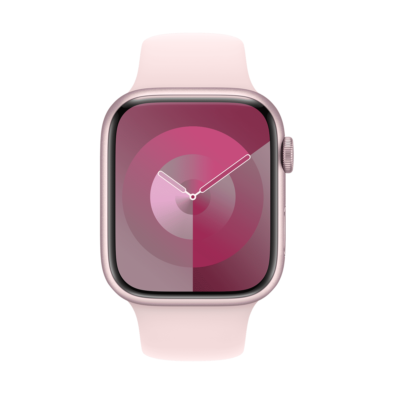 Apple Fluoroelastomer Sport Band for Apple Watch (42mm / 44mm / 45mm / 49mm, M/L) (Durable & Strong, Light Pink)_3