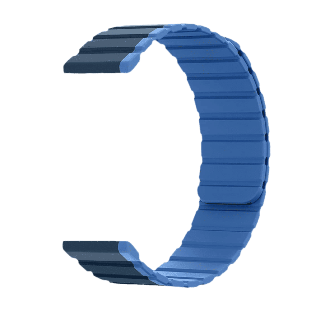 GRIPP Dual Reverser Silicon Magnetic Strap for Apple Watch Ultra 2, Watch Ultra, Watch Series SE, 4, 5, 6, 7, 8, 9 & 10 (44mm / 45mm / 46mm / 49mm) (Lightweight, Dark Blue & Light Blue)_1