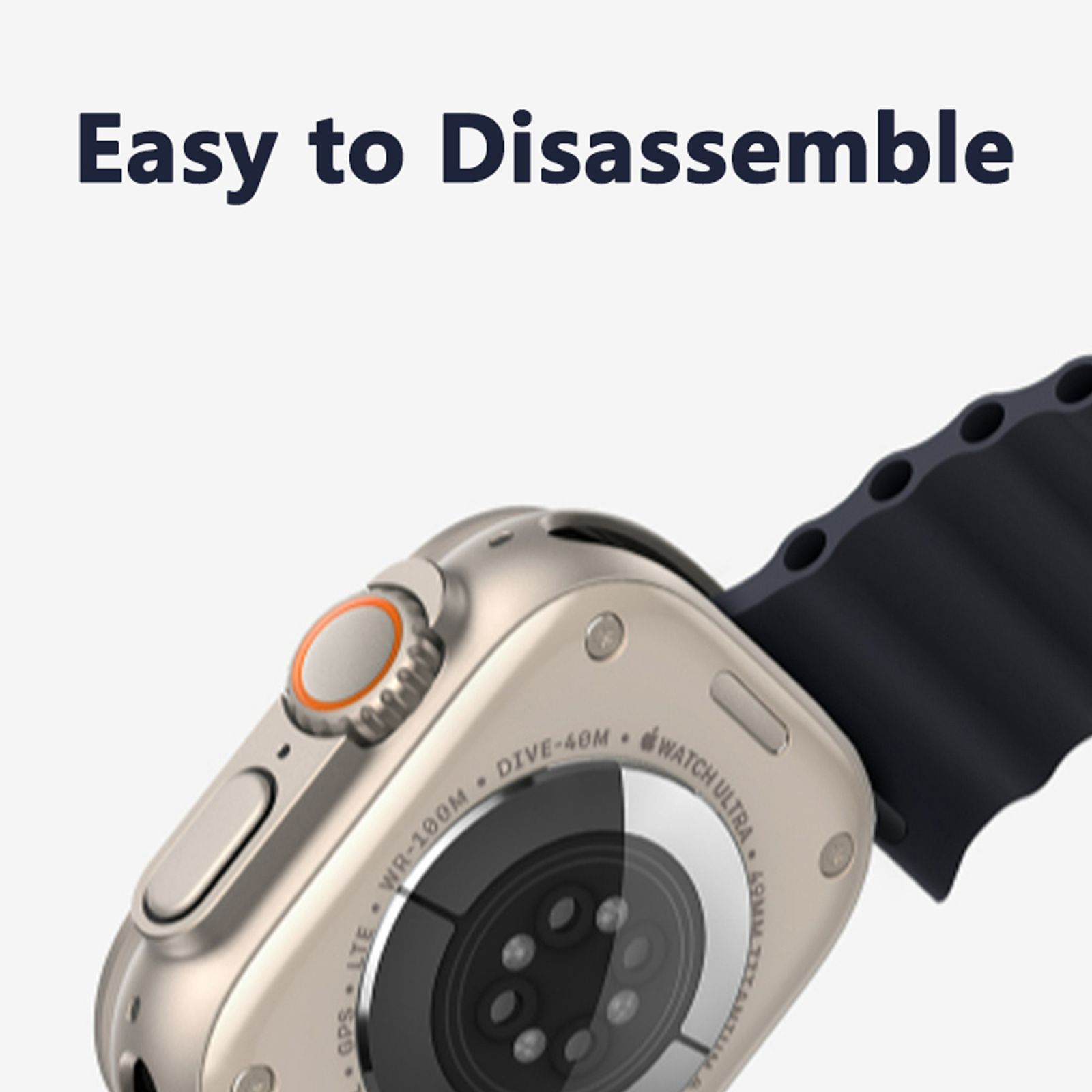 Muvtech Active Silicone Strap For Apple iWatch (42mm / 44mm / 45mm / 49mm) (High Quality Metal Buckle, Blue)_3