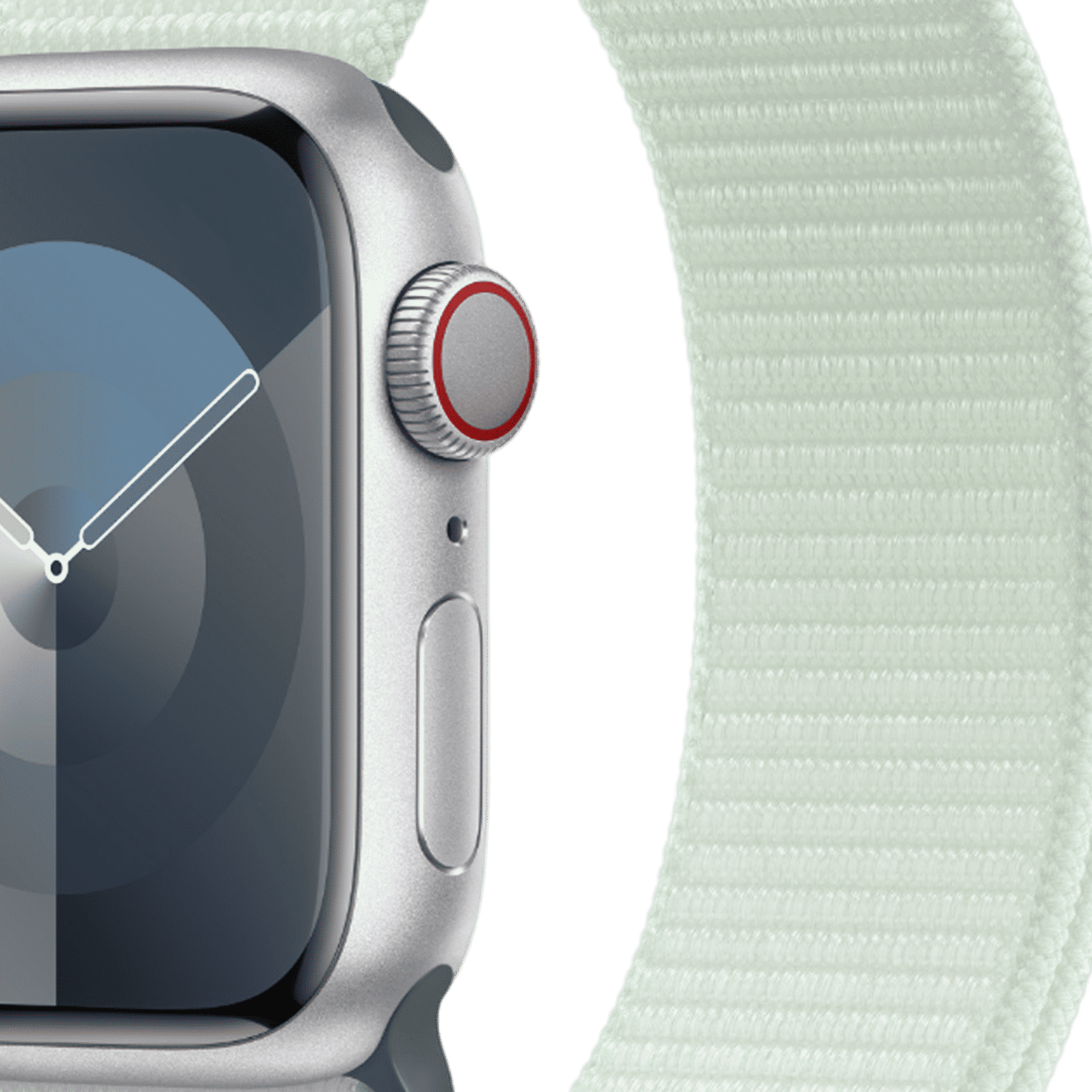 Apple Nylon, Polyester & Spandex Sport Loop for Apple Watch (38mm / 40mm / 41mm) (Soft & Breathable, Soft Mint)_4