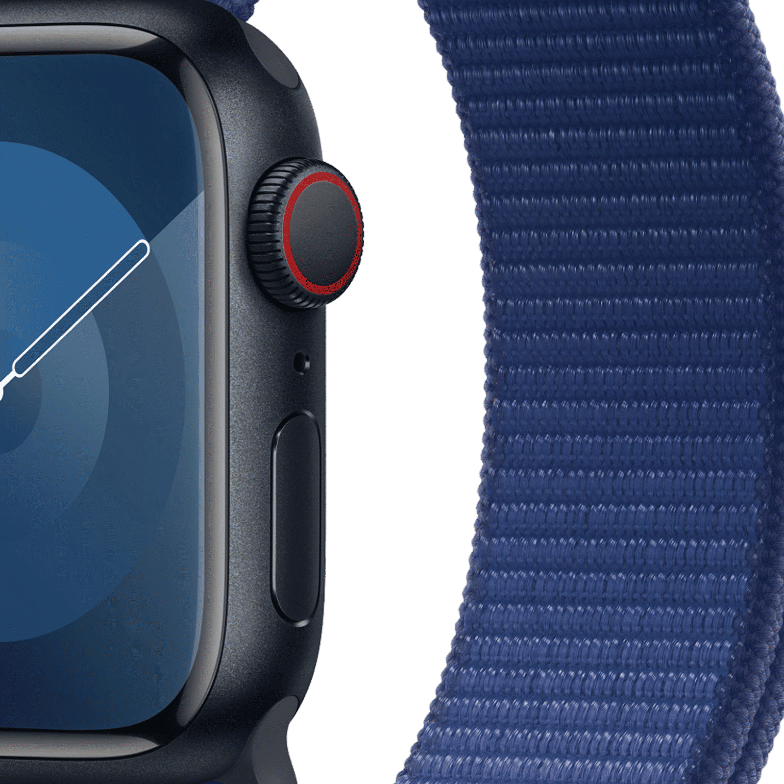 Apple Nylon, Polyester & Spandex Sport Loop for Apple Watch (42mm / 44mm / 45mm / 49mm) (Soft & Breathable, Ocean Blue)_4