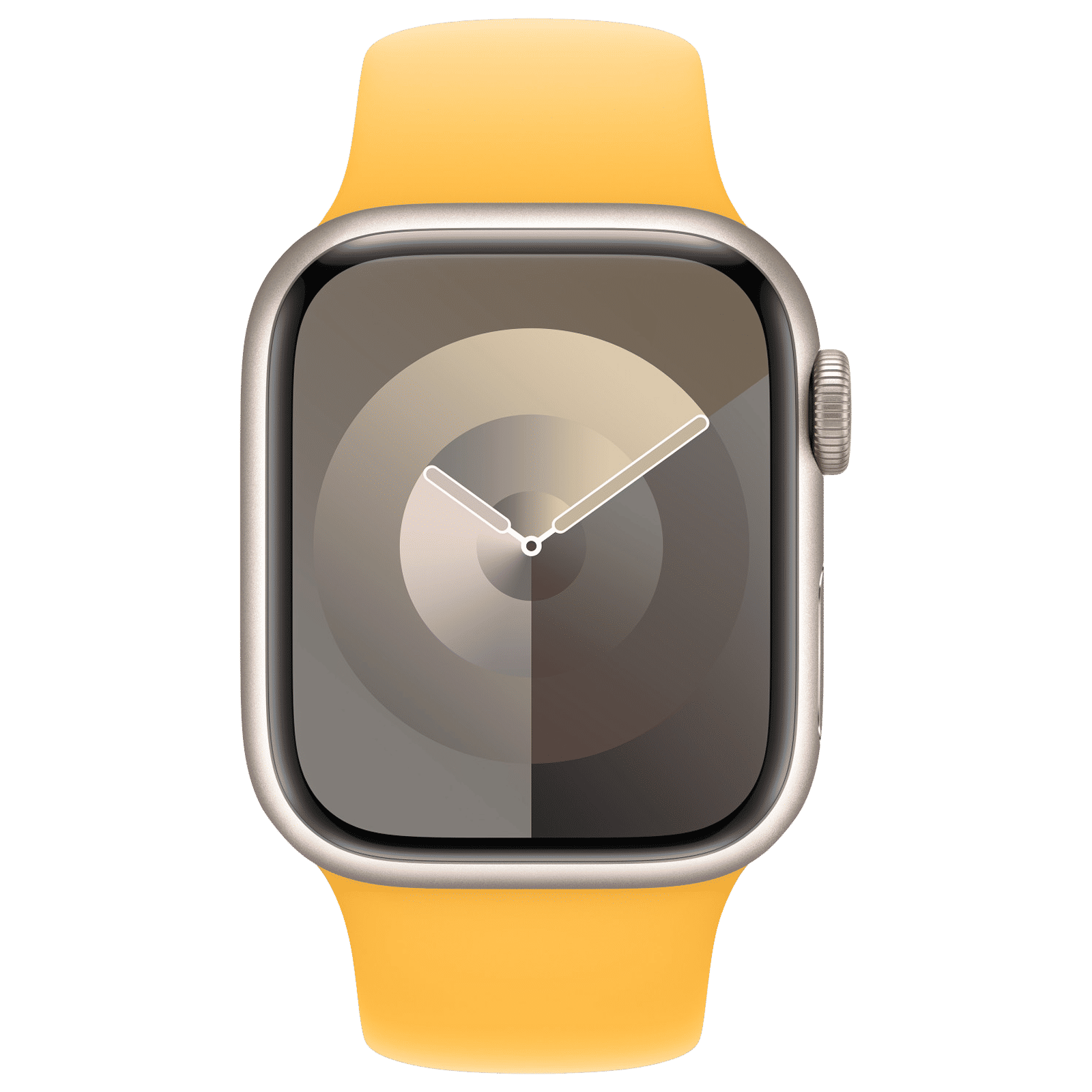 Apple Fluoroelastomer Sport Band for Apple Watch (42mm / 44mm / 45mm / 49mm, S/M) (Durable and Strong, Sunshine)_3