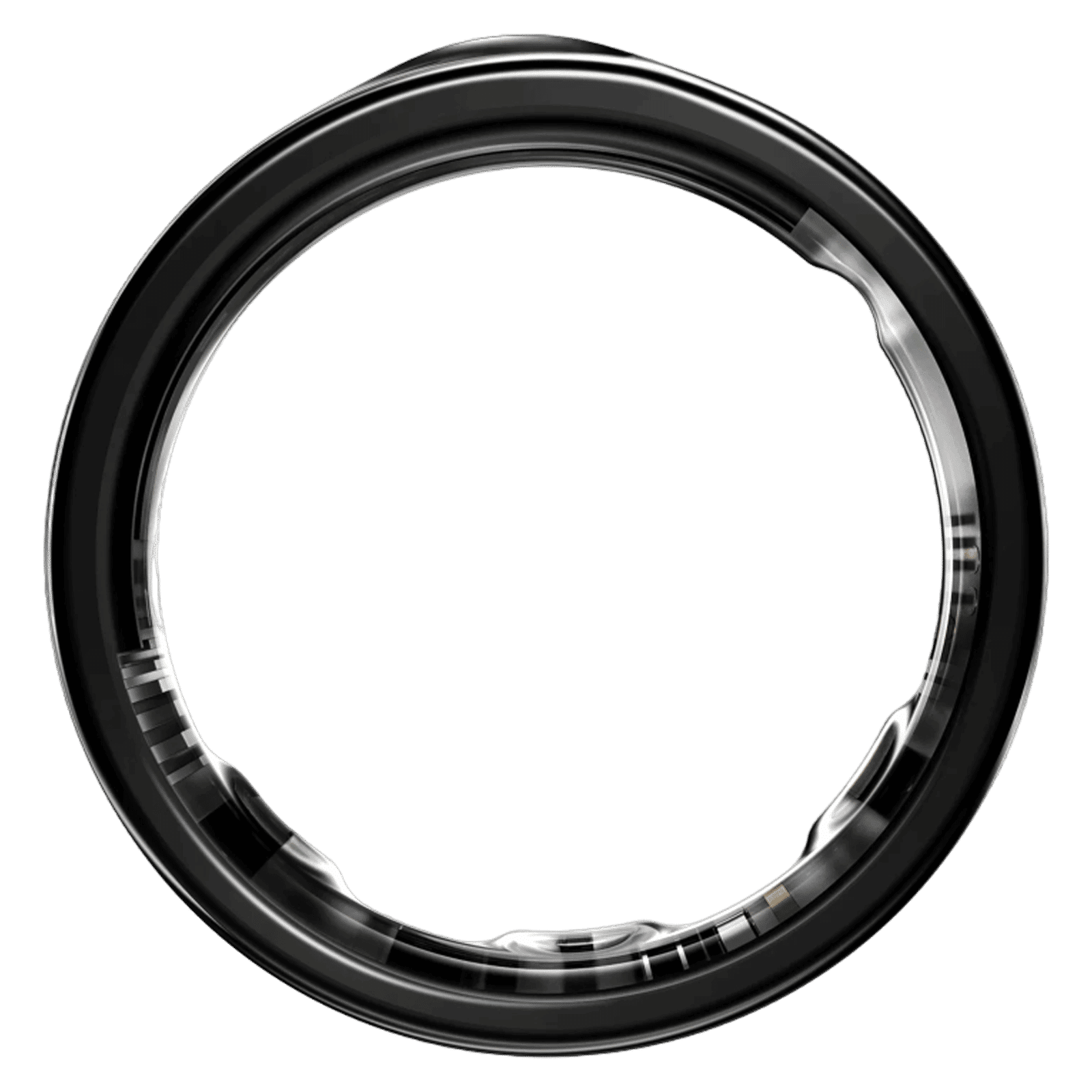 noise Luna Smart Ring with Activity Tracker (Size 10, Upto 100 Meter Water Resistant, Midnight Black)_2