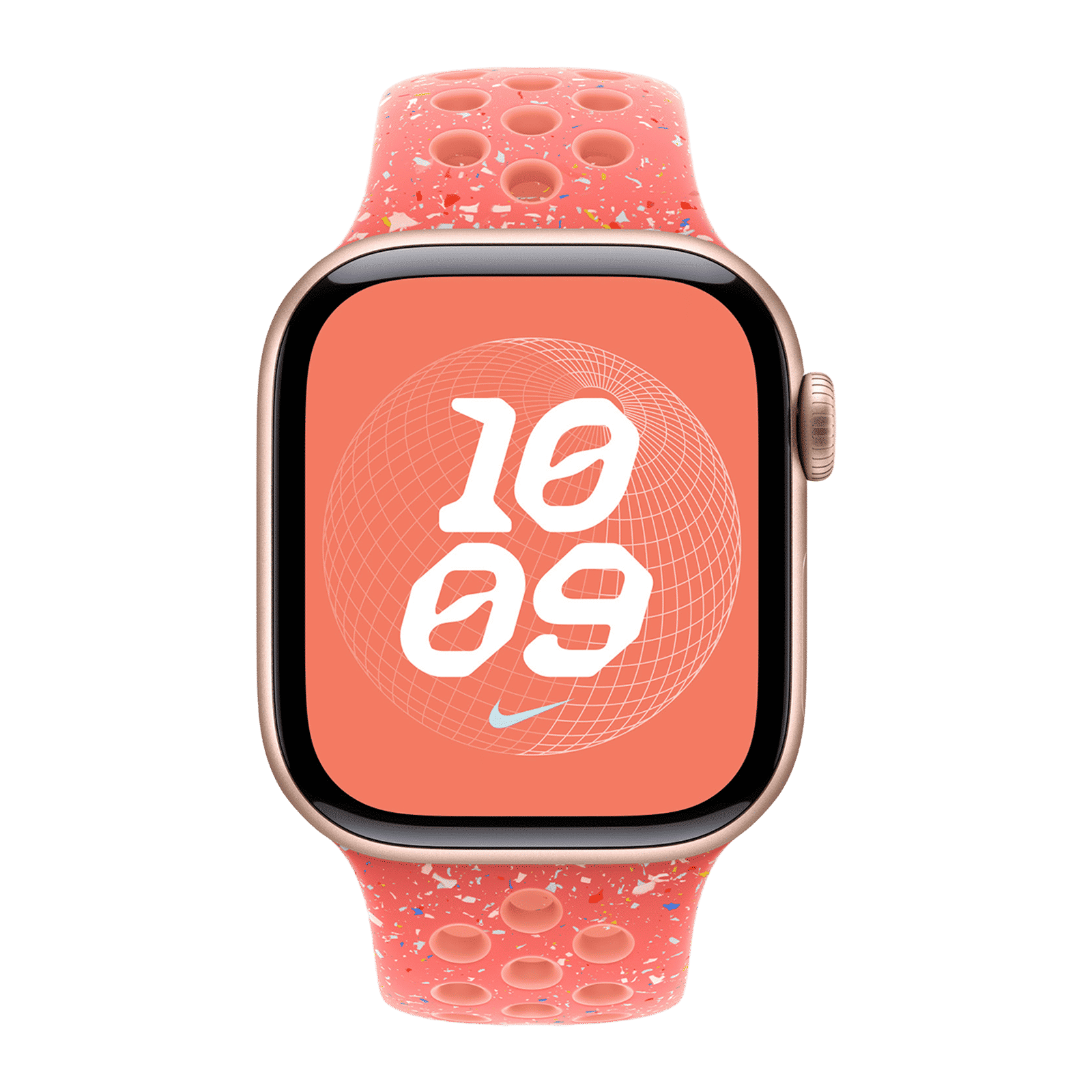 Apple Aluminium & Fluoroelastomer Nike Sport Band for Apple Watch (38mm / 40mm / 41mm, S/M) (Durable & Strong, Magic Ember)_3