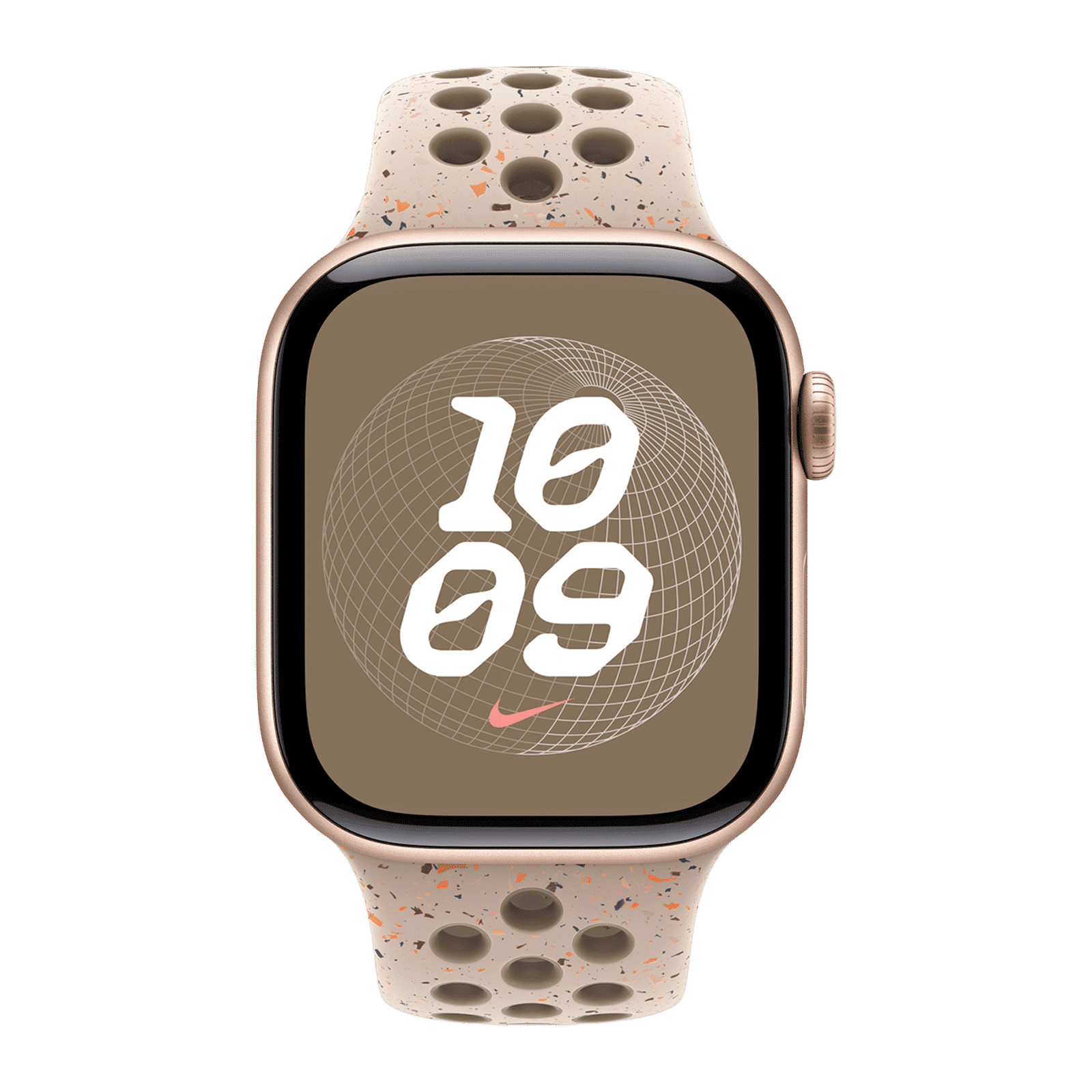 Apple Aluminium & Fluoroelastomer Nike Sport Band for Apple Watch (38mm / 40mm / 41mm, S/M) (Durable & Strong, Desert Stone)_3