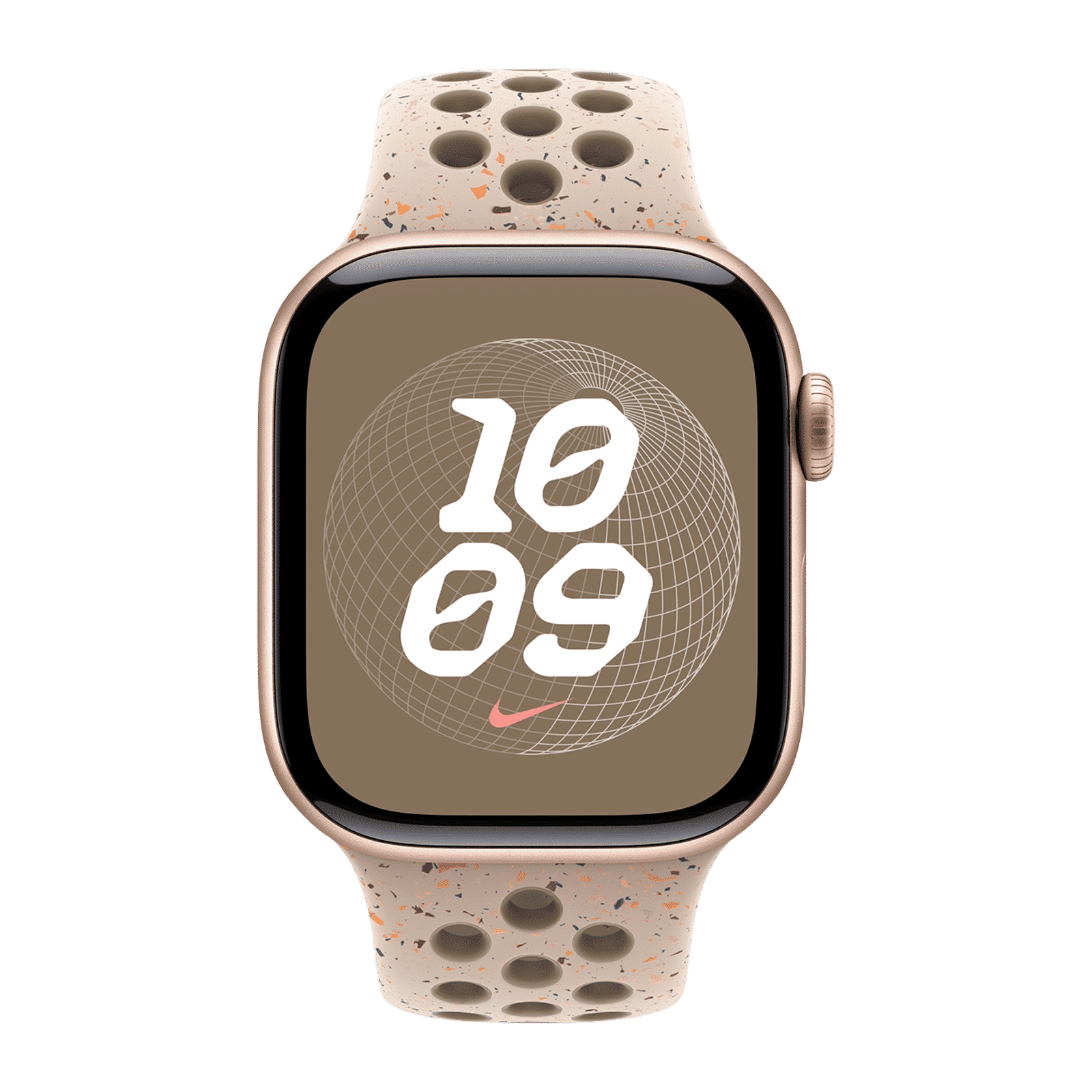 Apple Aluminium & Fluoroelastomer Nike Sport Band for Apple Watch (38mm / 40mm / 41mm, M/L) (Durable & Strong, Desert Stone)_3