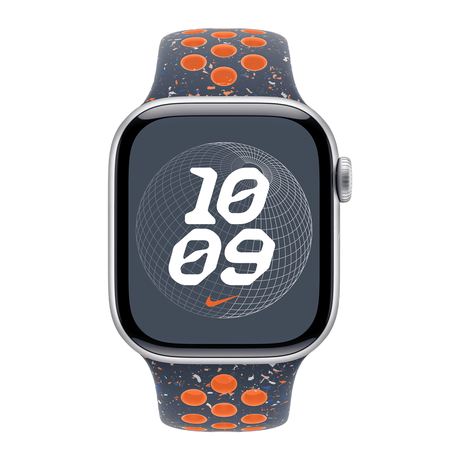 Apple Aluminium & Fluoroelastomer Nike Sport Band for Apple Watch (38mm / 40mm / 41mm, S/M) (Durable & Strong, Blue Flame)_3