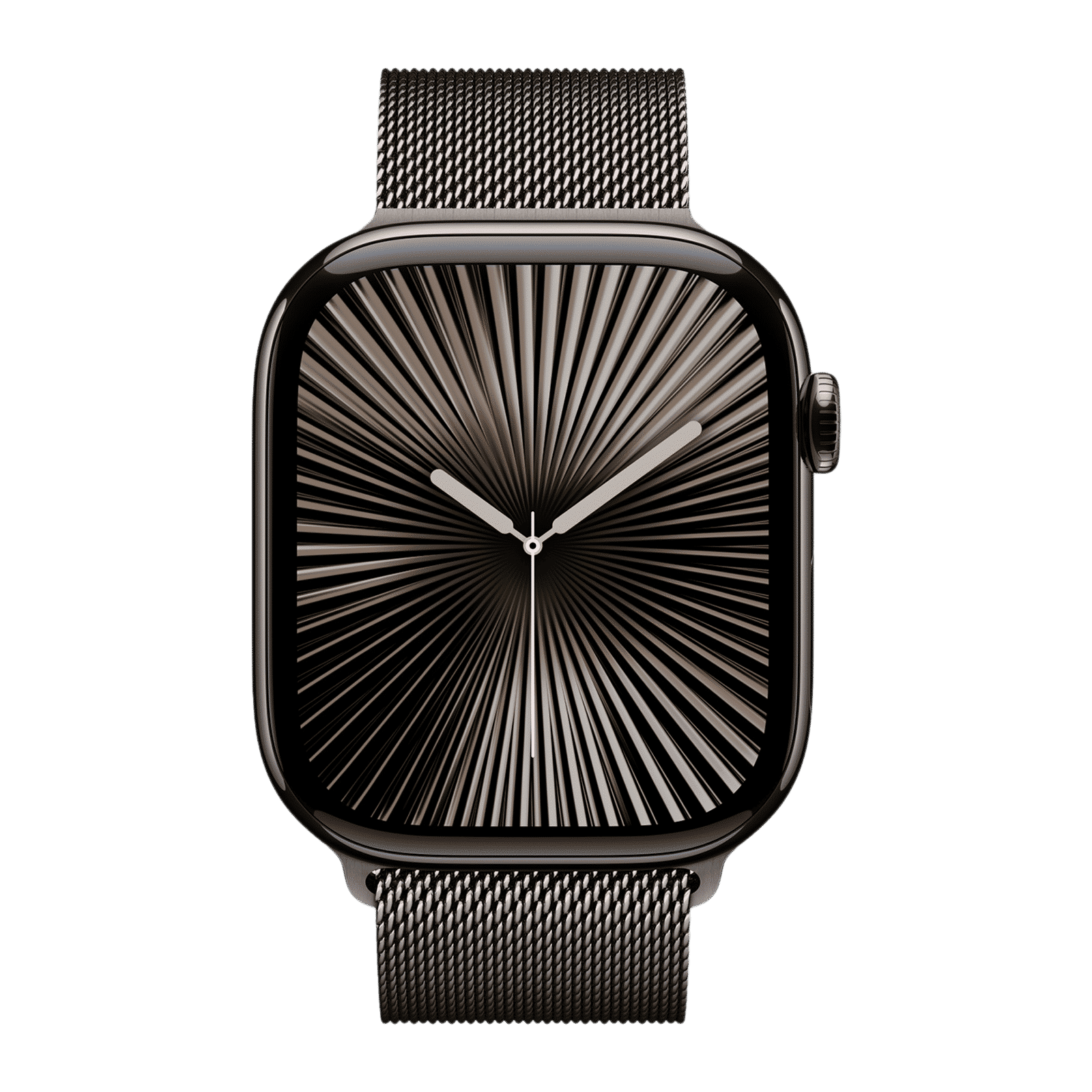 Apple Stainless Steel Magnetic Milanese Loop for Apple Watch (44mm / 45mm / 46mm / 49mm, S / M) (Physical Vapour Deposition Layer, Slate) Apple Stainless Steel Magnetic Milanese Loop for Apple Watch (44mm / 45mm / 46mm / 49mm, S / M) (Physical Vapour Deposition Layer, Slate)_3