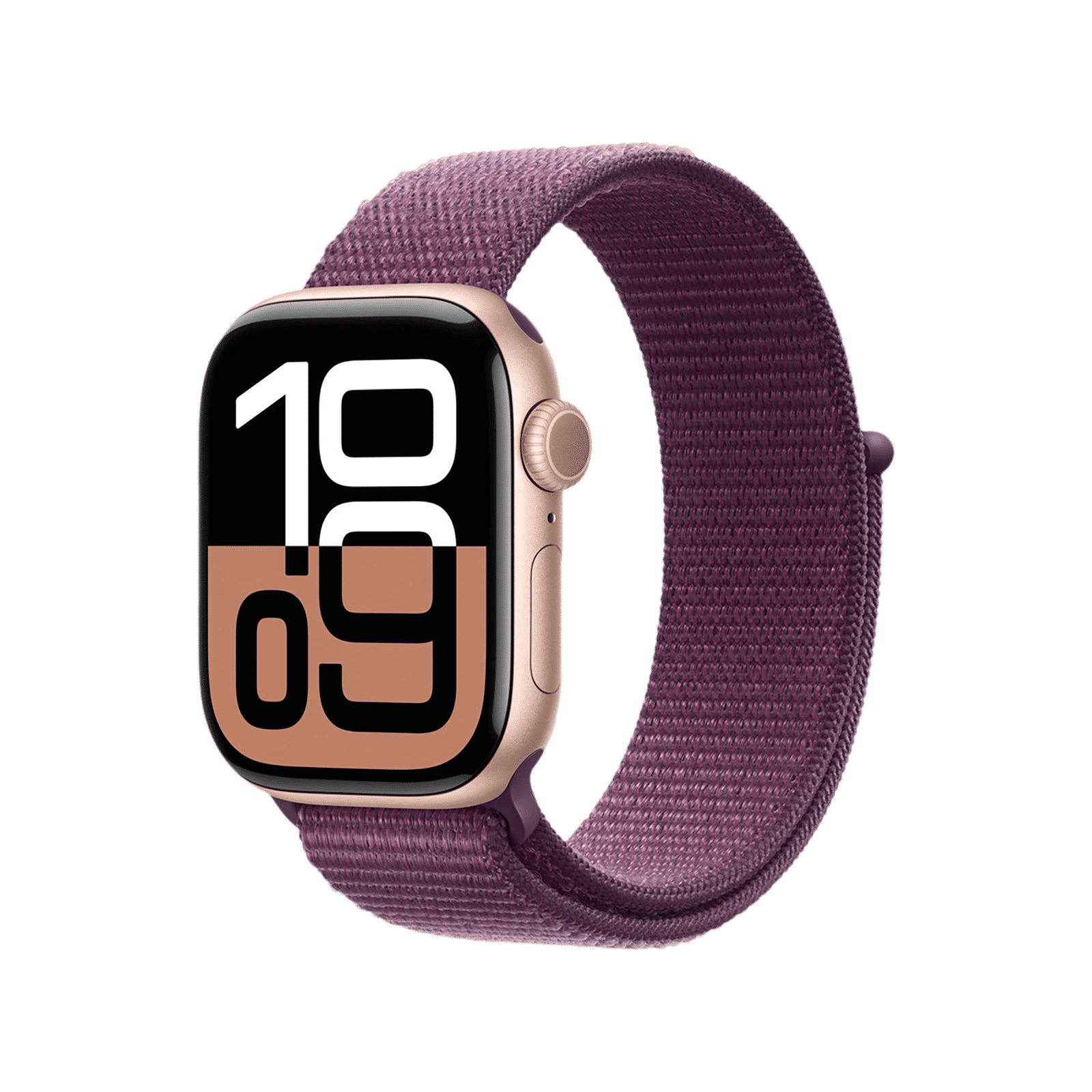 Apple Nylon, Polyester & Spandex Sport Loop for Apple Watch (38mm / 40mm / 41mm / 42mm) (Hook-and-Loop Fastener, Plum)_2