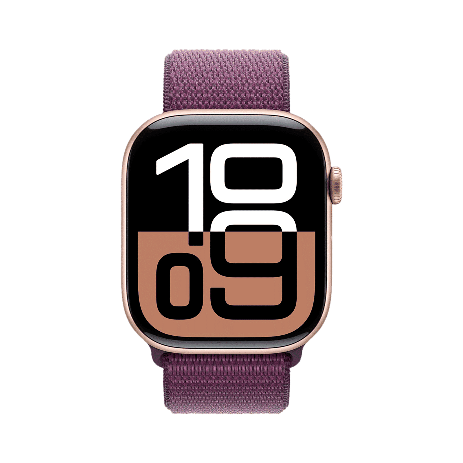 Apple Nylon, Polyester & Spandex Sport Loop for Apple Watch (44mm / 45mm / 46mm / 49mm) (Hook-and-Loop Fastener, Plum)_3