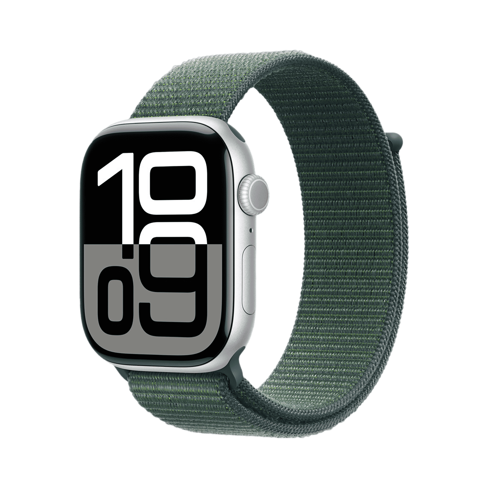 Apple Nylon, Polyester & Spandex Sport Loop for Apple Watch (44mm / 45mm / 46mm / 49mm) (Hook-and-Loop Fastener, Lake Green)_2