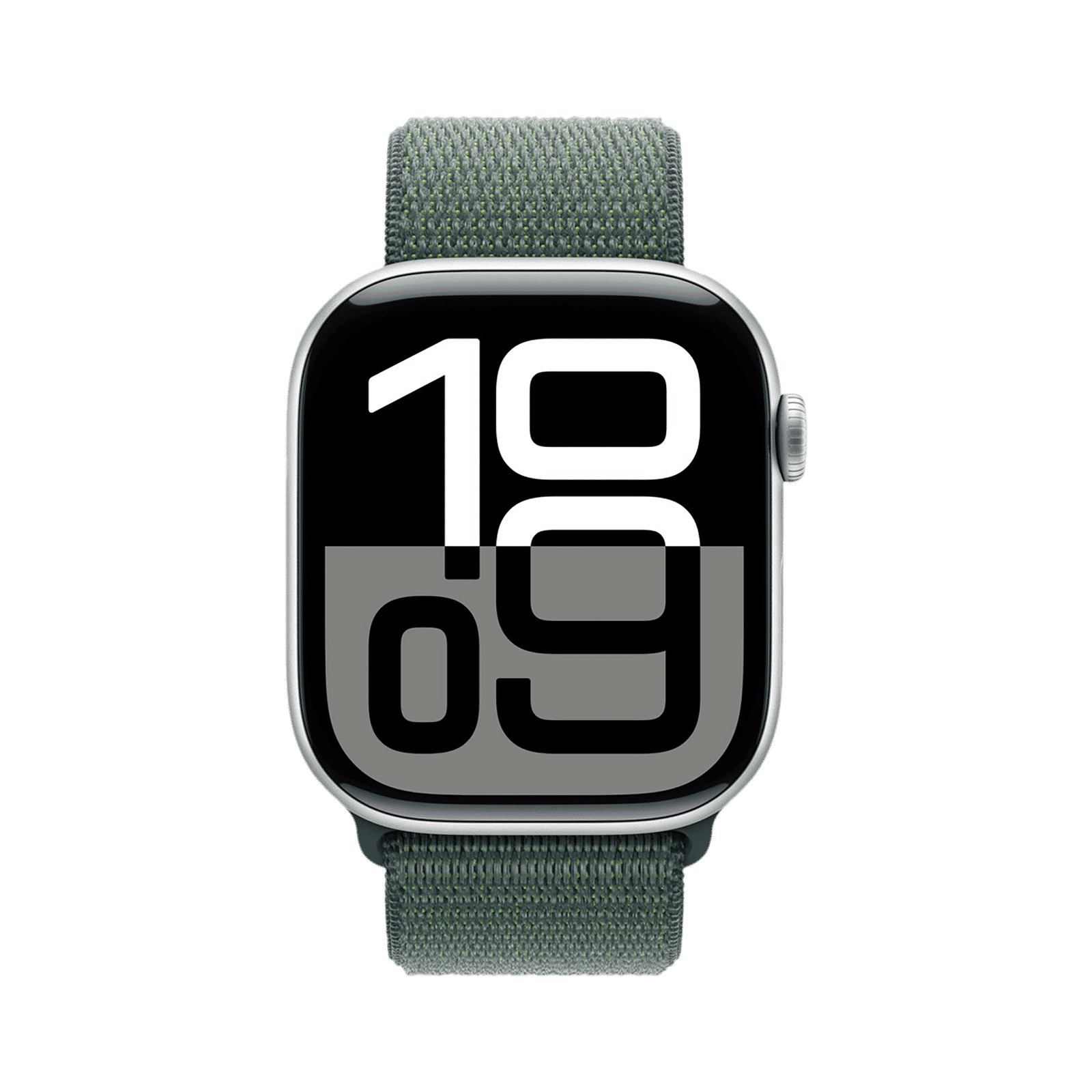 Apple Nylon, Polyester & Spandex Sport Loop for Apple Watch (44mm / 45mm / 46mm / 49mm) (Hook-and-Loop Fastener, Lake Green)_3