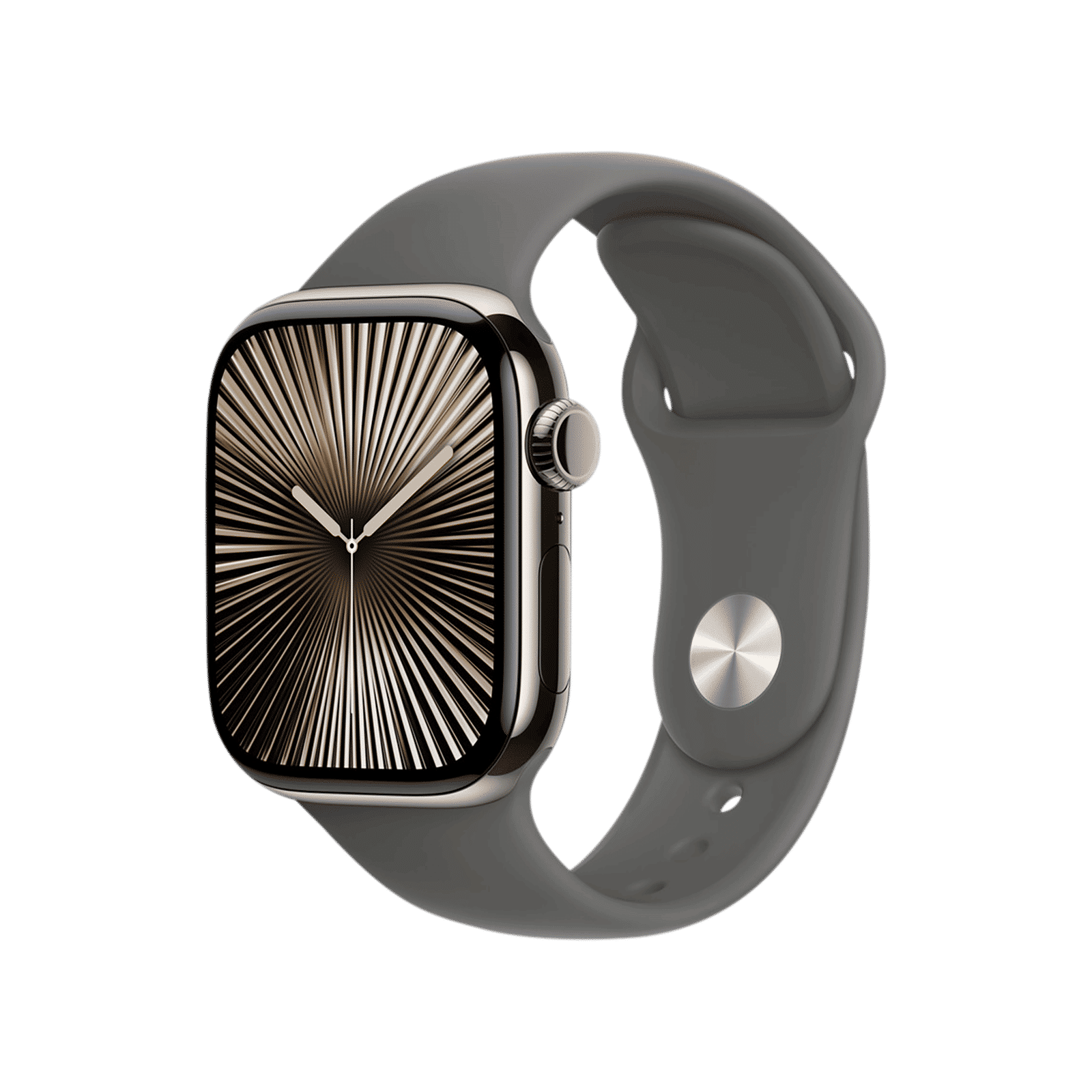 Apple Fluoroelastomer Sport Band for Apple Watch (38mm / 40mm / 41mm / 42mm, M/L) (Durable & Strong, Stone Grey)_2