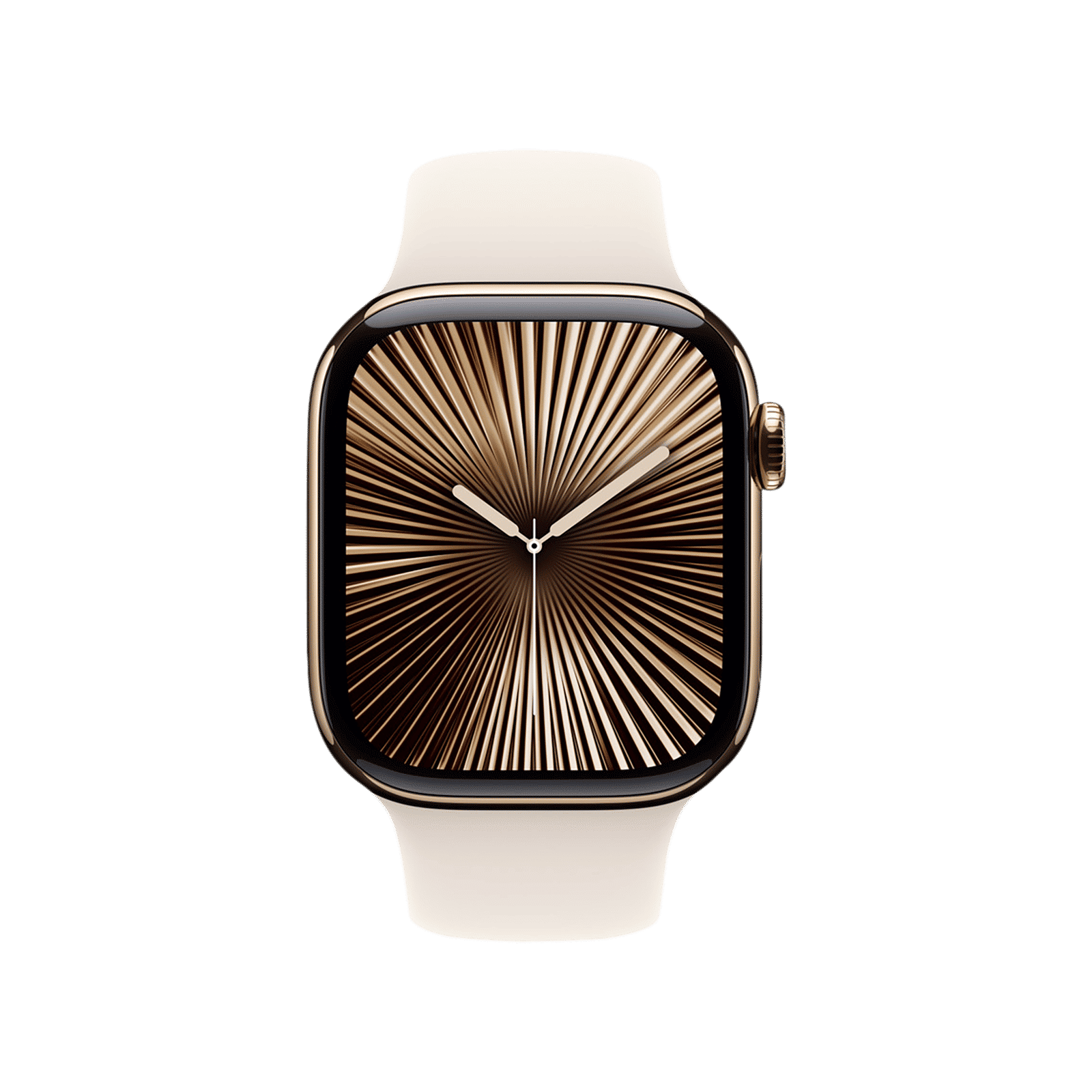 Apple Fluoroelastomer Sport Band for Apple Watch (38mm / 40mm / 41mm / 42mm, S/M) (Durable & Strong, Starlight)_3