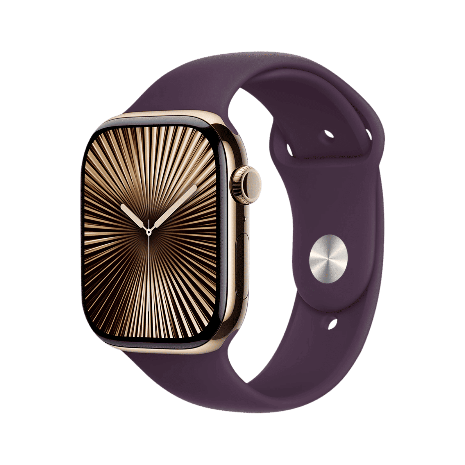 Apple Fluoroelastomer Sport Band for Apple Watch (44mm / 45mm / 46mm / 49mm, S/M) (Durable & Strong, Plum)_2