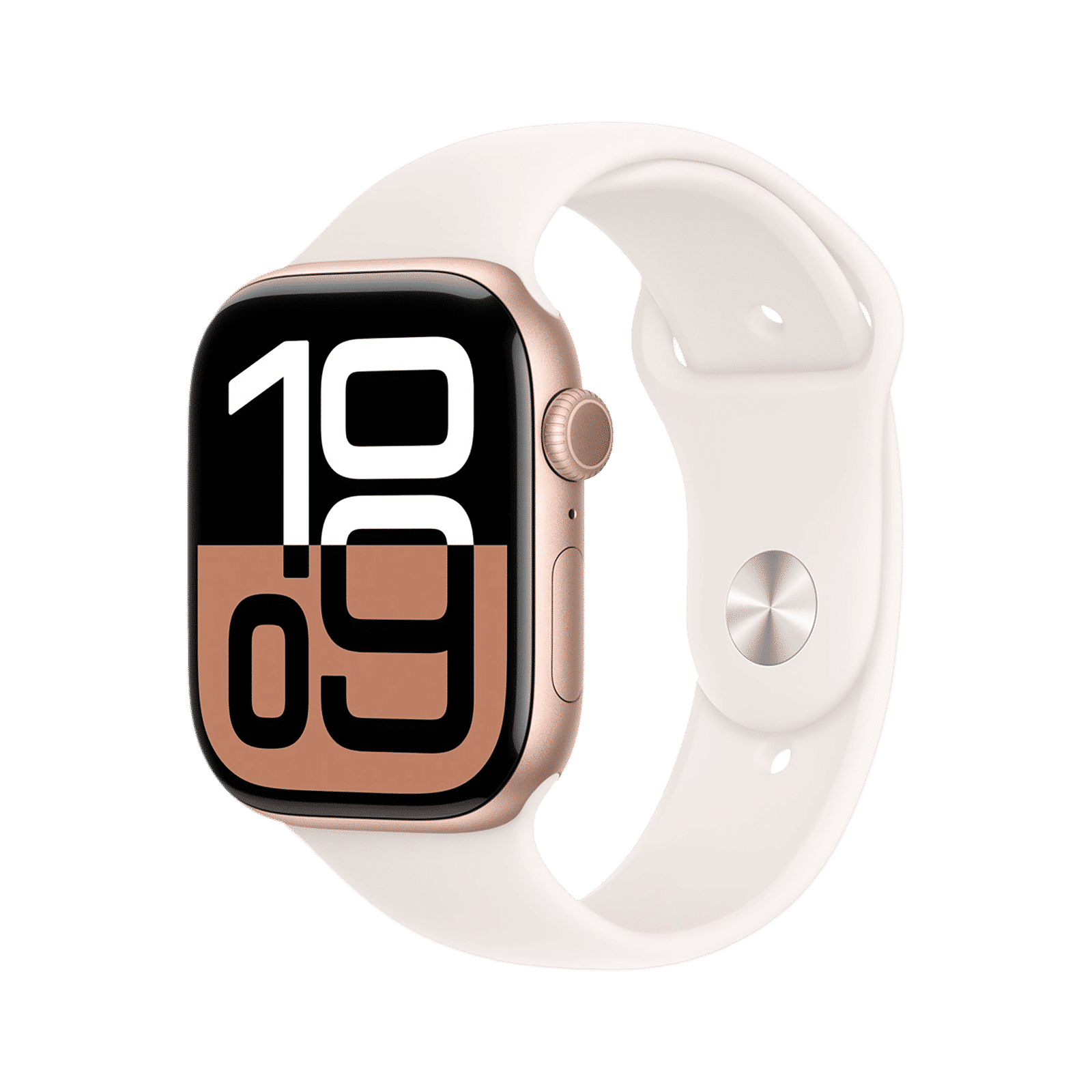 Apple Fluoroelastomer Sport Band for Apple Watch (44mm / 45mm / 46mm / 49mm, S/M) (Durable & Strong, Light Blush)_2