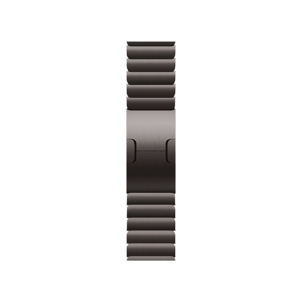 Apple Link Stainless Steel Bracelet for Apple (38mm 40mm 41mm 42mm)  (Simple Release Button, Slate)