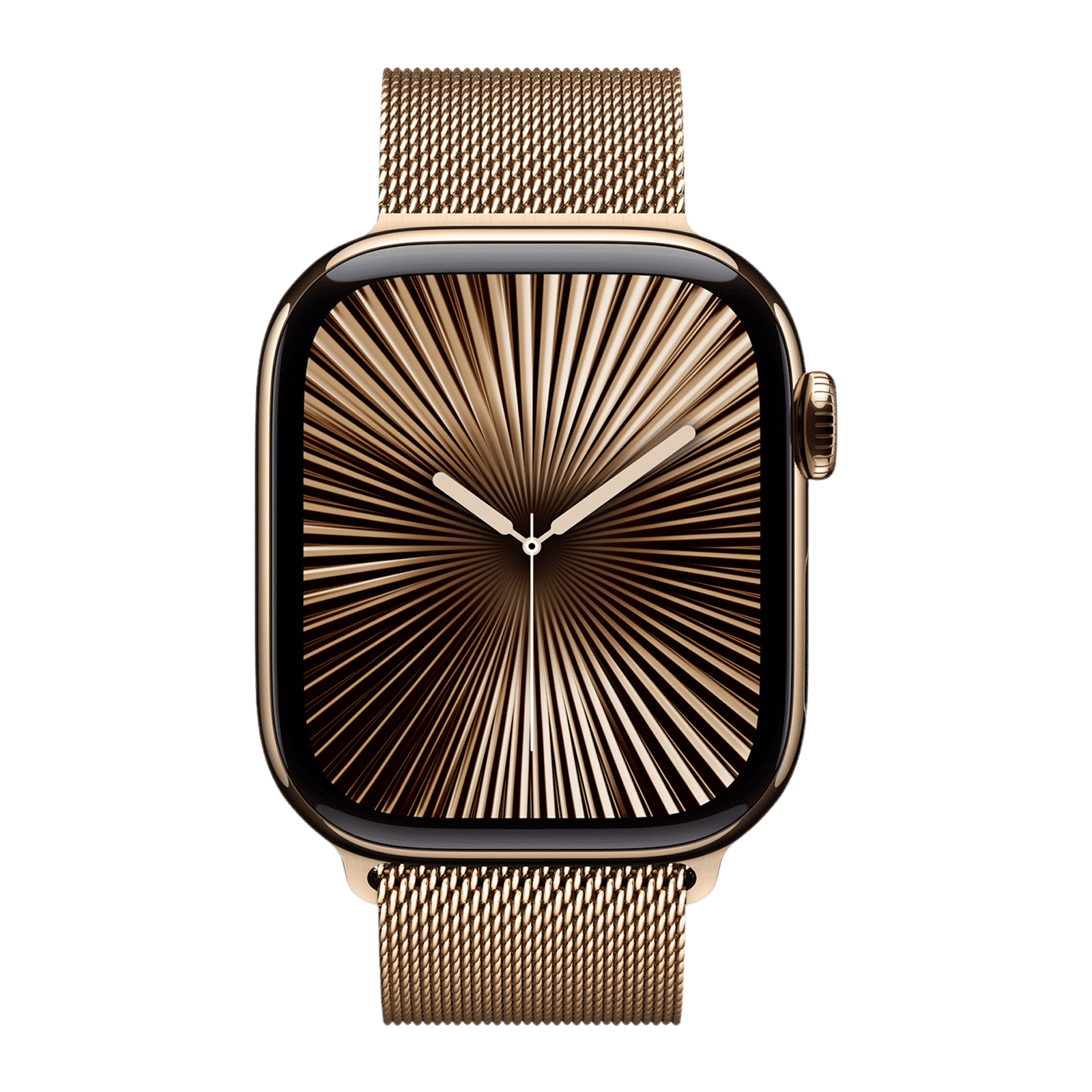 Apple Stainless Steel Magnetic Milanese Loop for Apple Watch (38mm / 40mm / 41mm / 42mm) (Physical Vapour Deposition Layer, Gold)_3