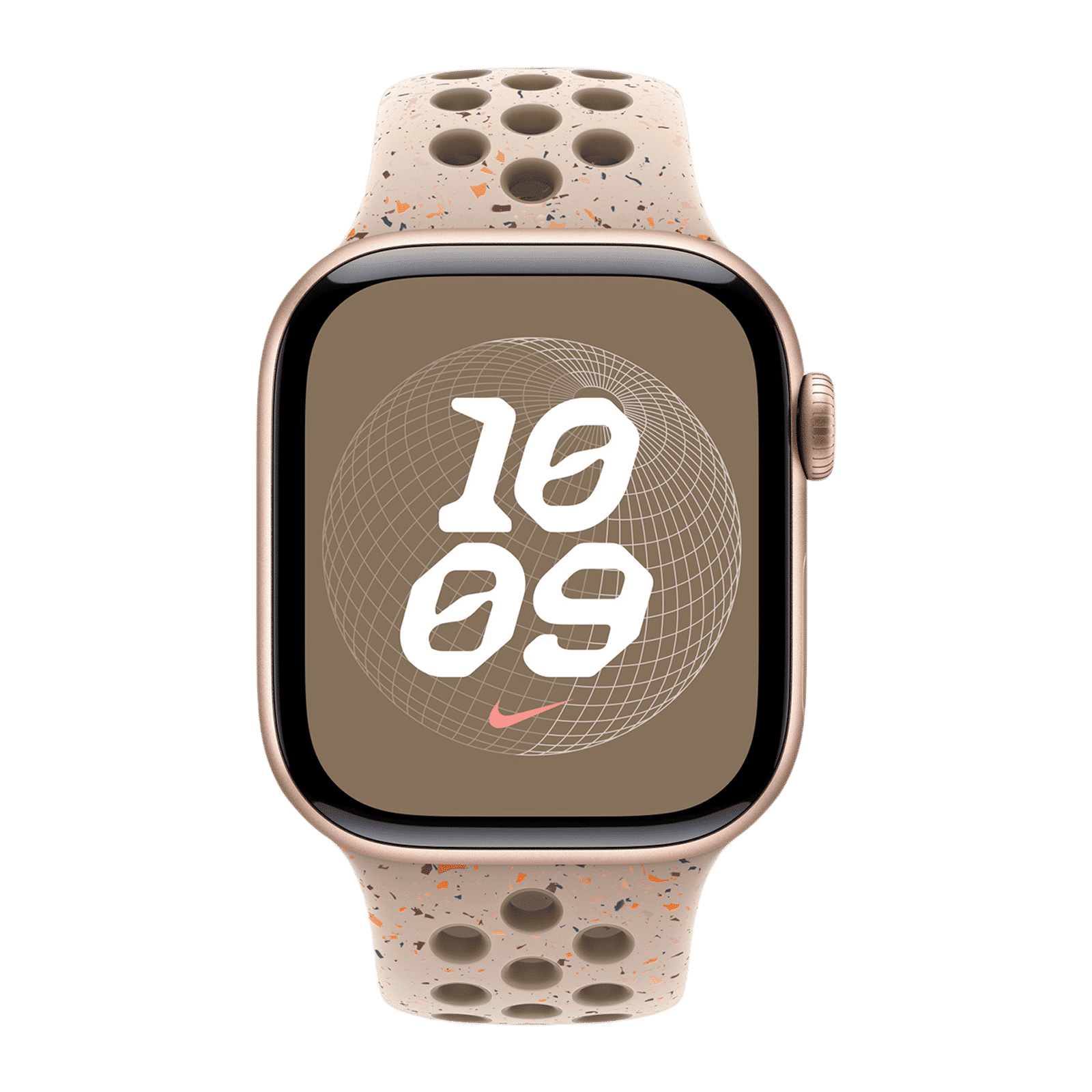 Apple Aluminium & Fluoroelastomer Nike Sport Band for Apple Watch (38mm / 40mm / 41mm / 42mm, M/L) (Durable & Strong, Desert Stone)_3